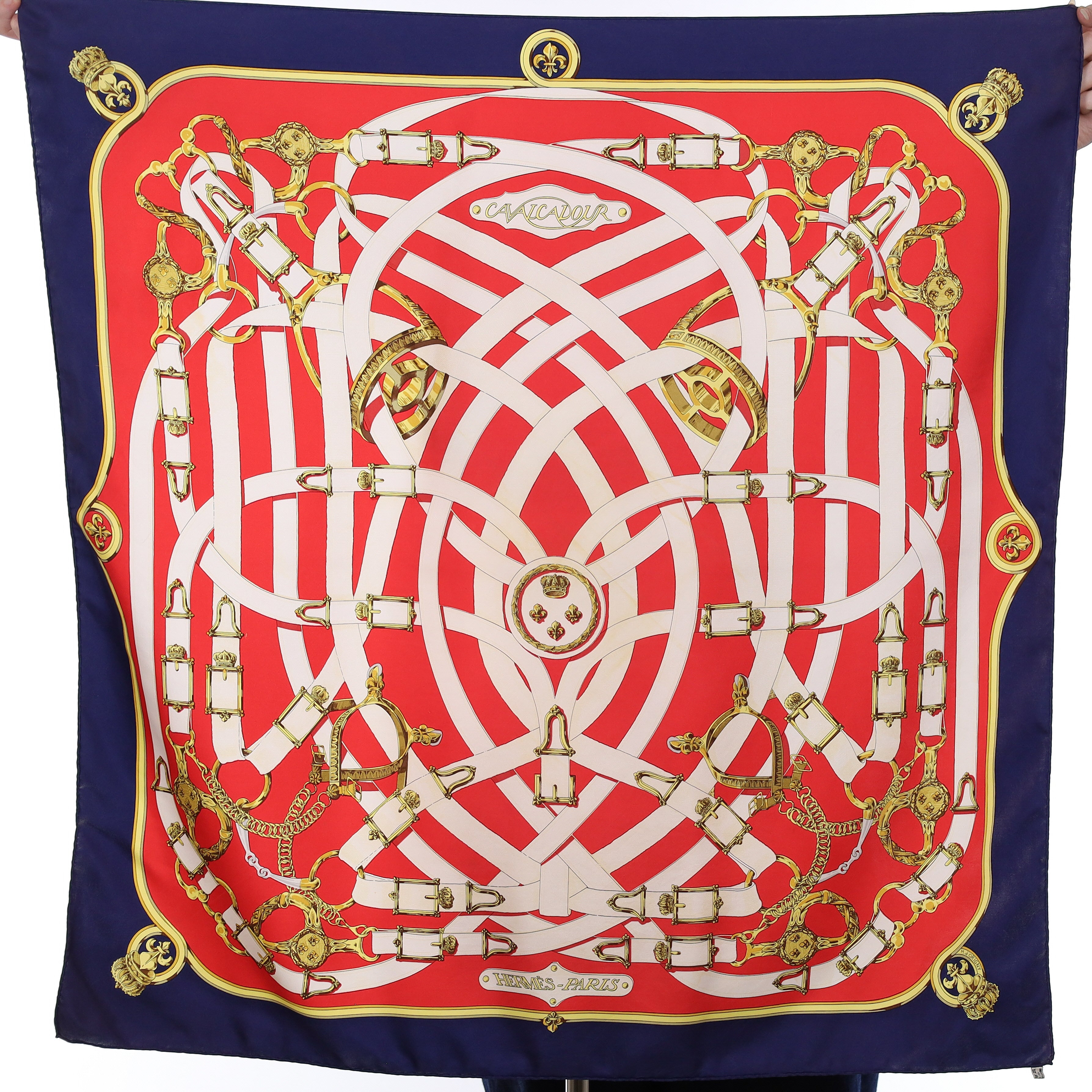 Hermès Cavalcadour Silk Scarf
