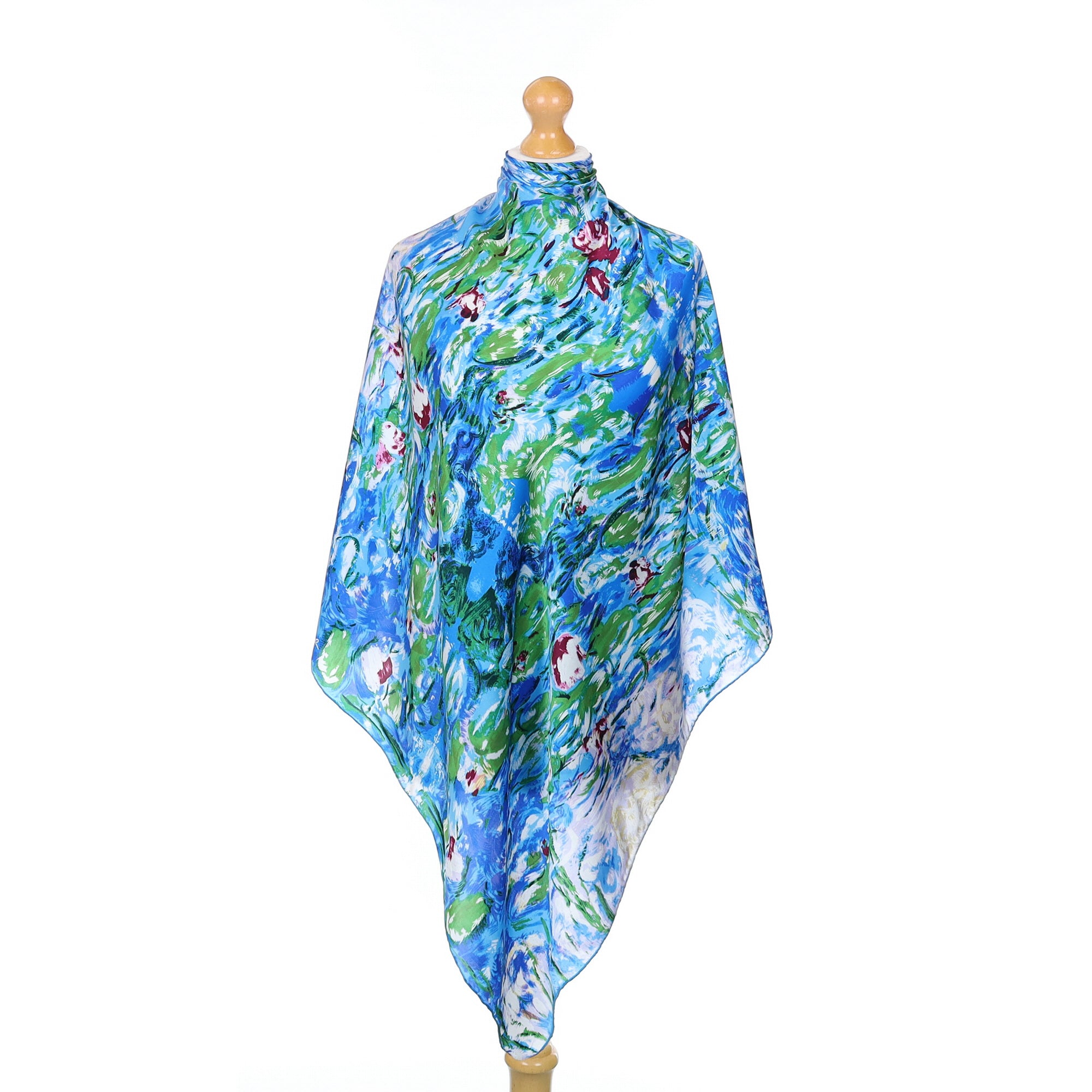 Lilly Pond Design Silk Scarf