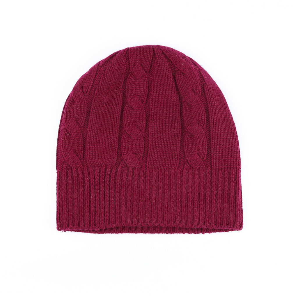 Scottish Mulberry Luxury Chunky Cashmere Beanie Hat