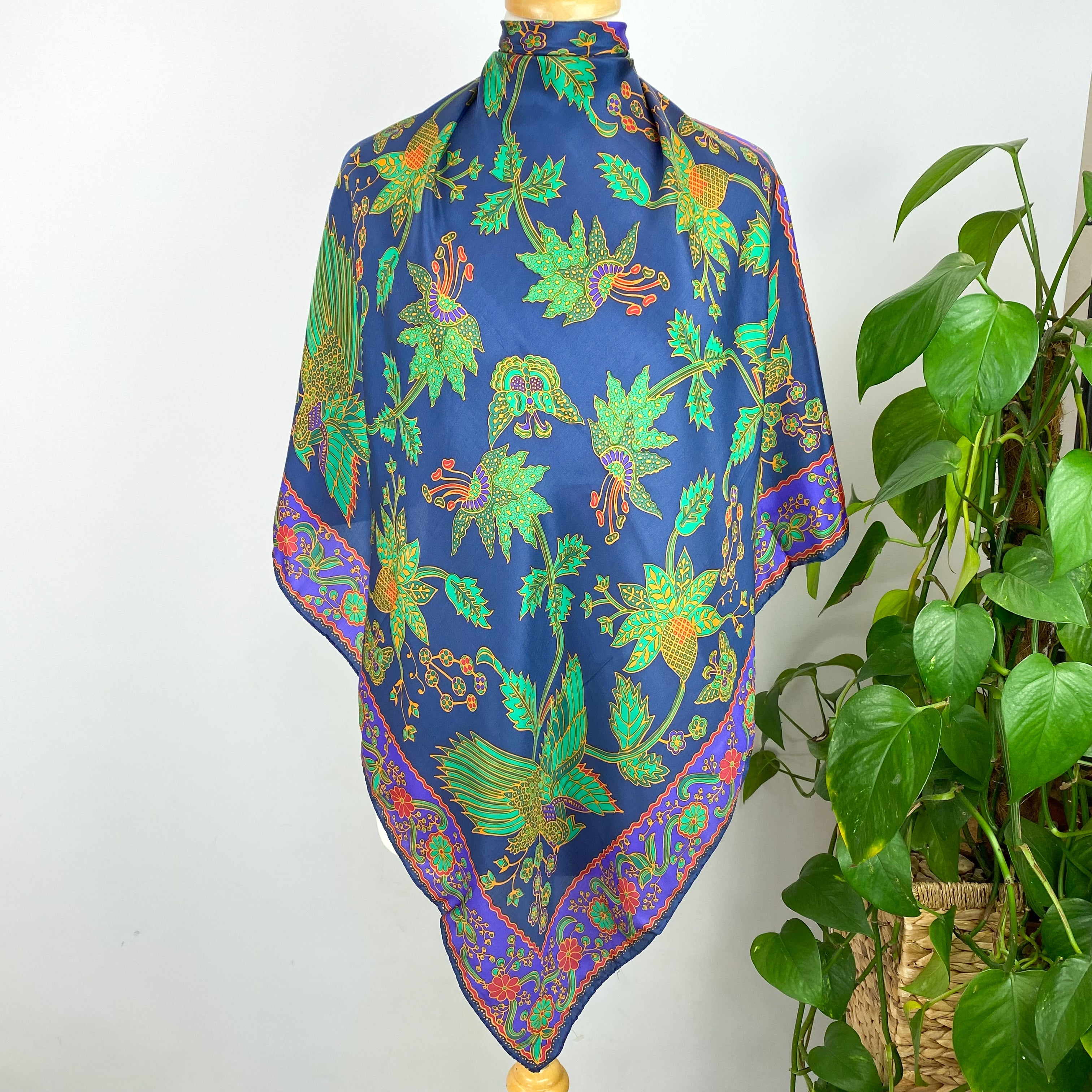 Country Casuals Botanical Silk Scarf