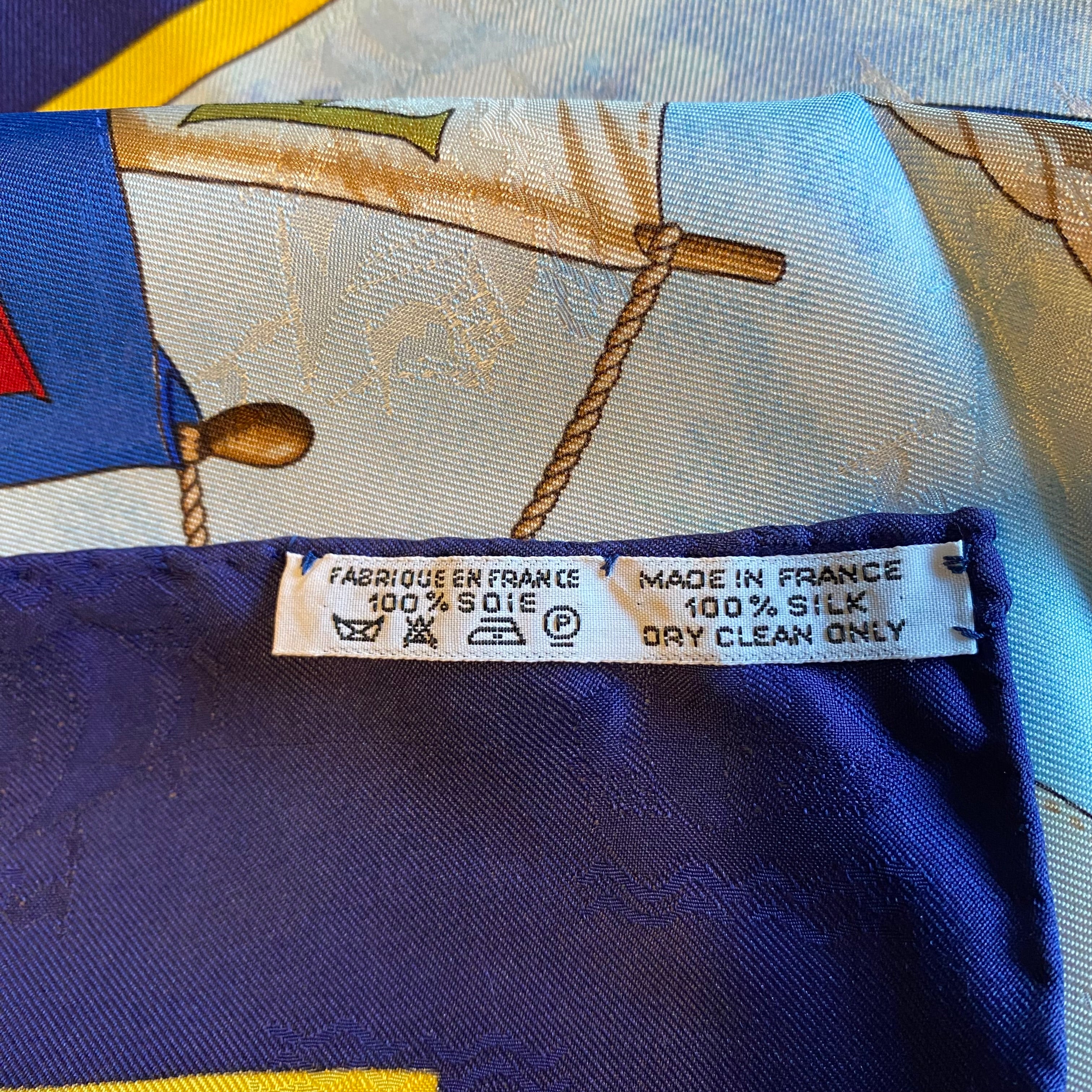 Hermès Christophe Colomb Découvre l’Amérique Silk Scarf