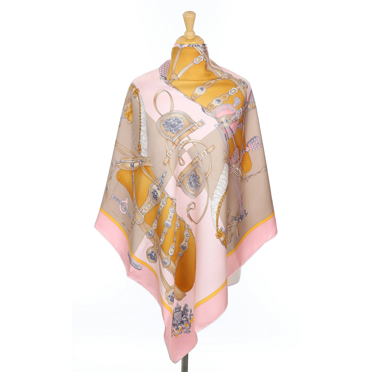 Hermès Harnais de Cour Silk Scarf