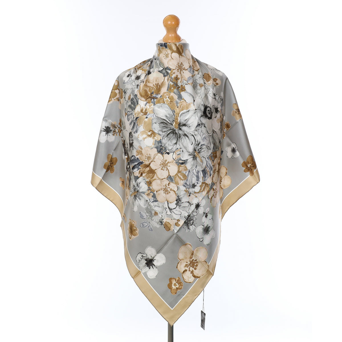 Brand New Boxed Jim Thompson Floral Silk Scarf