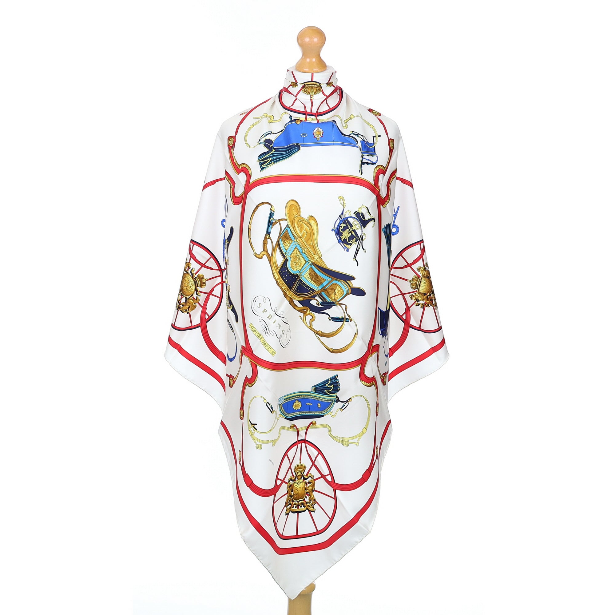 Hermès Springs Silk Scarf