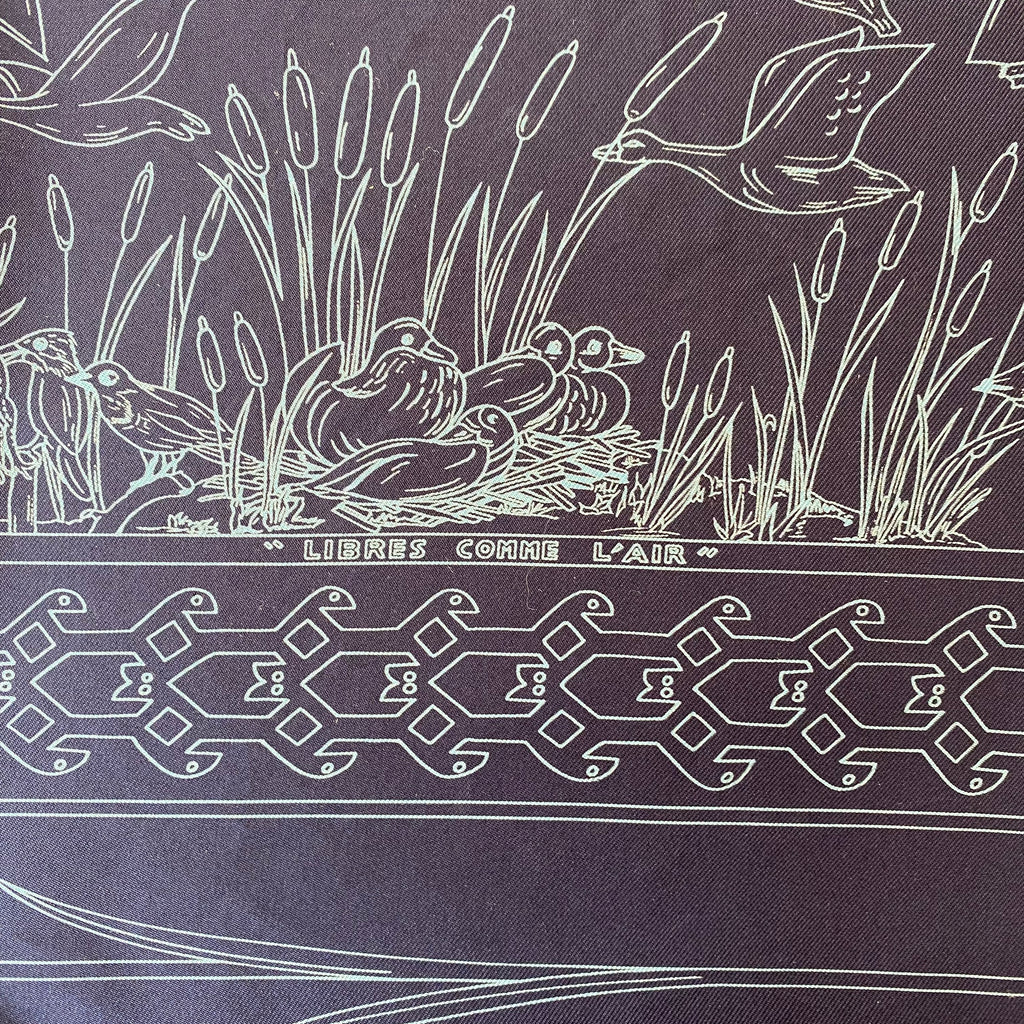 Hermès Libres Comme L’Air Silk Scarf