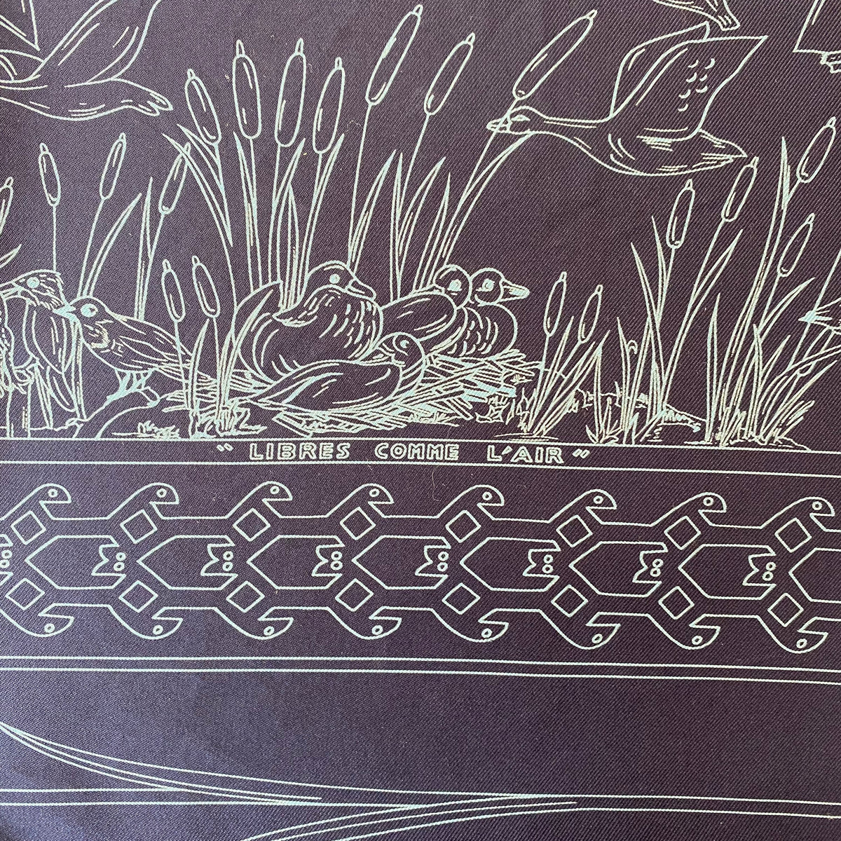Hermès Libres Comme L’Air Silk Scarf