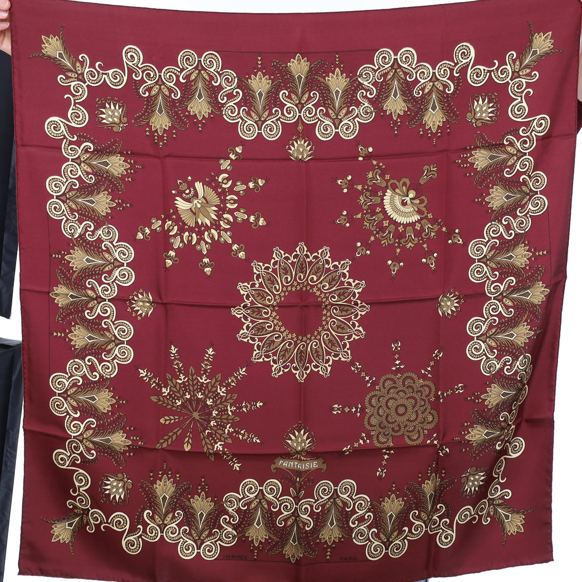 Brand New Boxed Hermès Fantaisie Silk Scarf Quite Rare