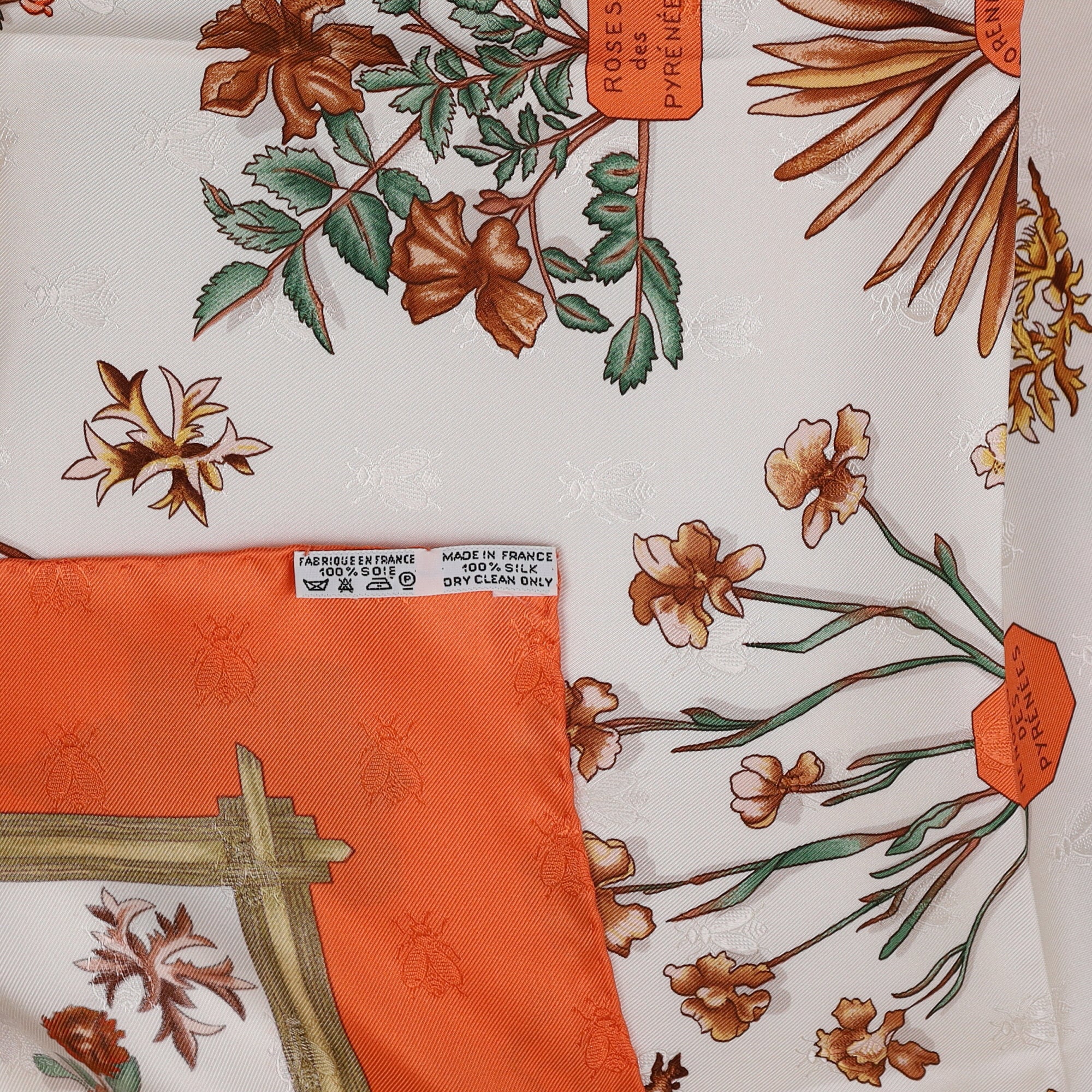 Brand New Boxed Hermès Herbier de Gavarnie Silk Scarf