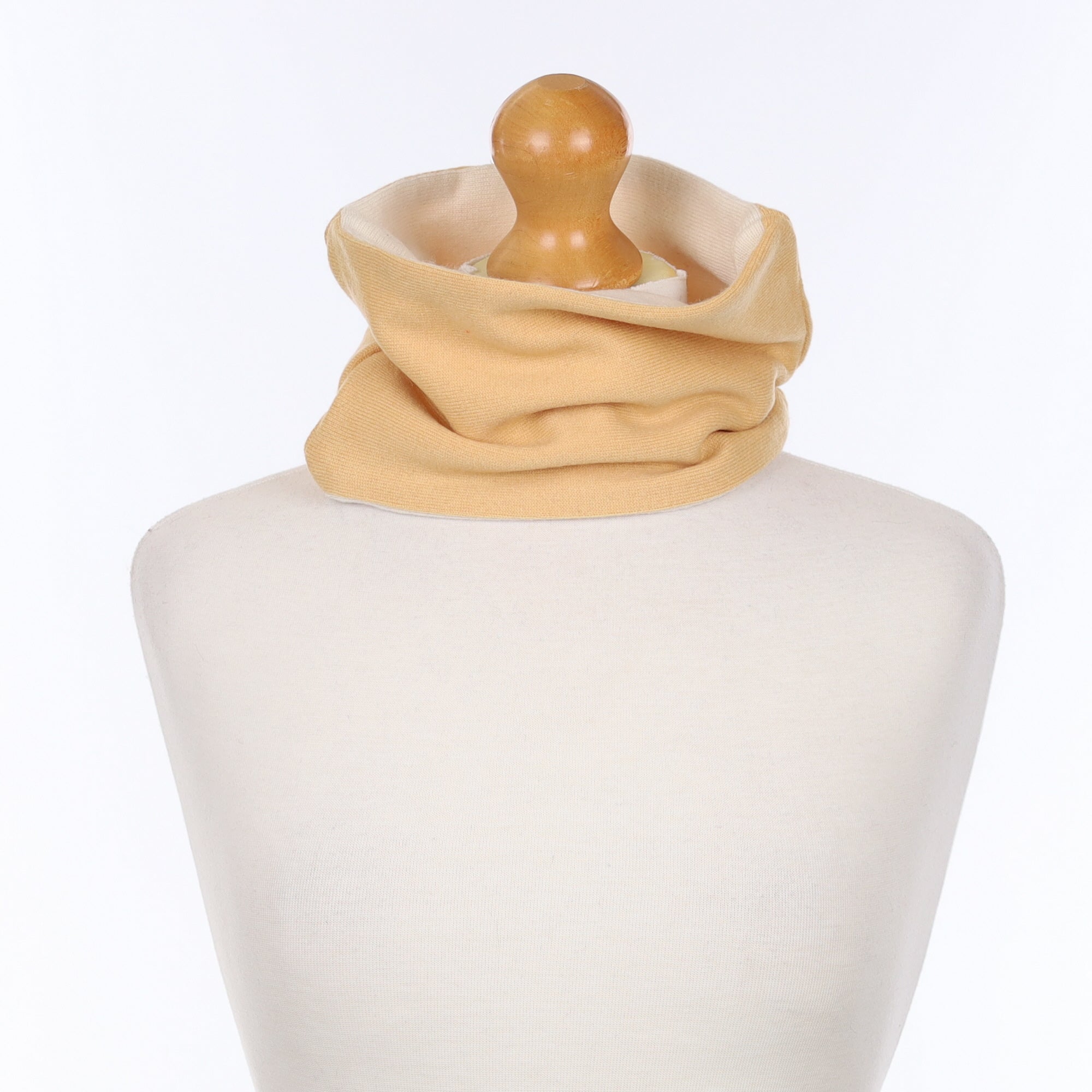 Apricot and Ivory Neck Warmer