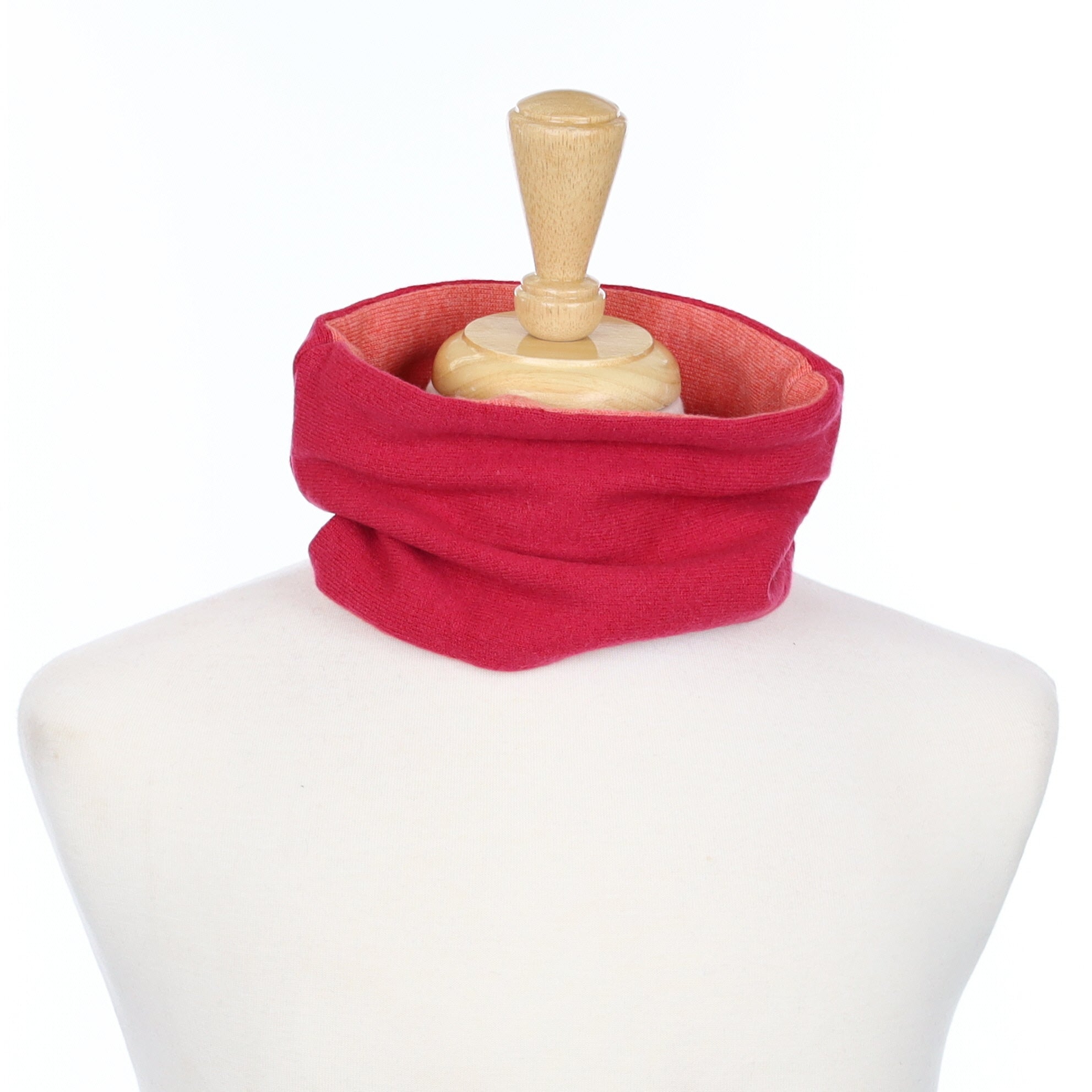 Raspberry and Orange Soda Neck Warmer
