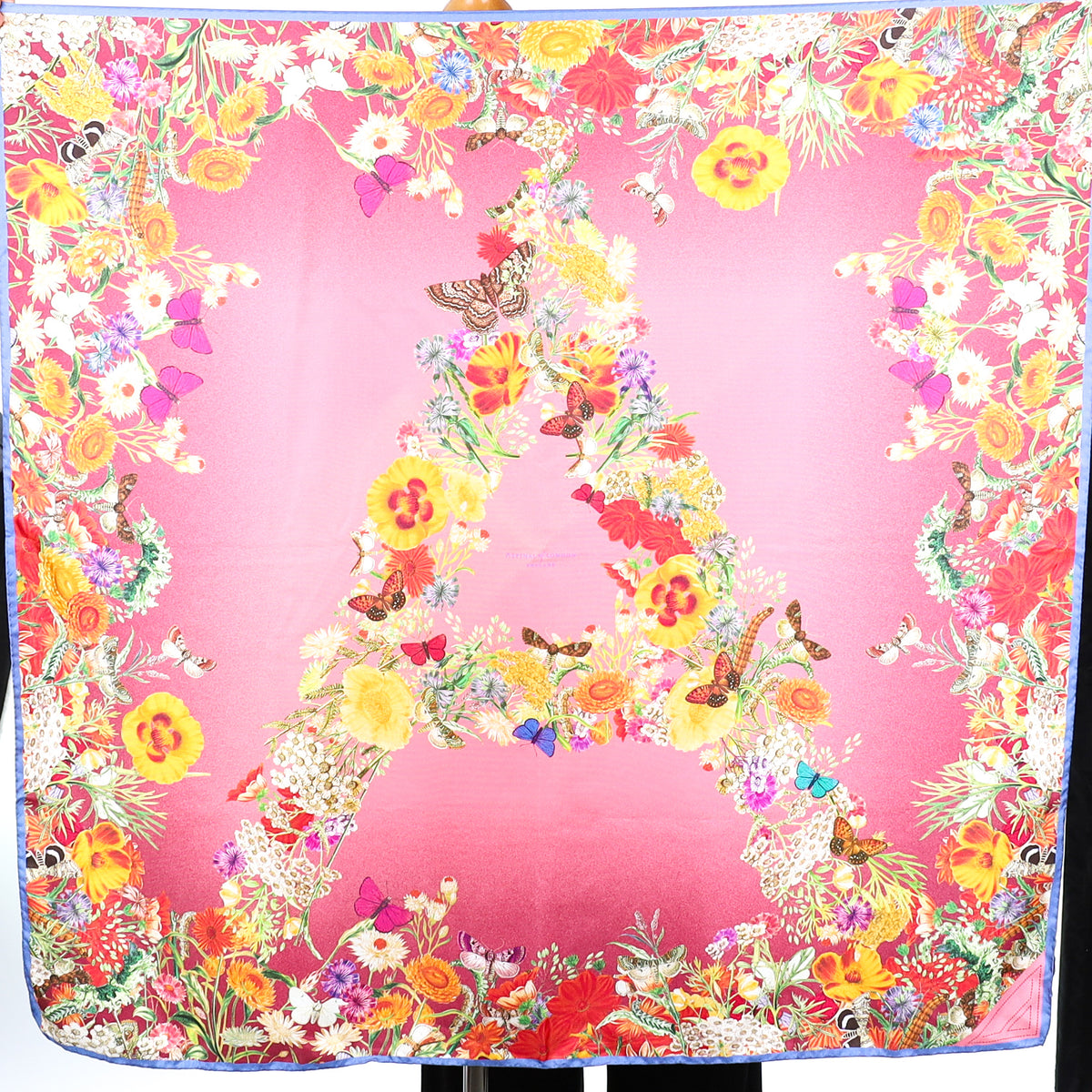 Aspinal Floral Silk Scarf