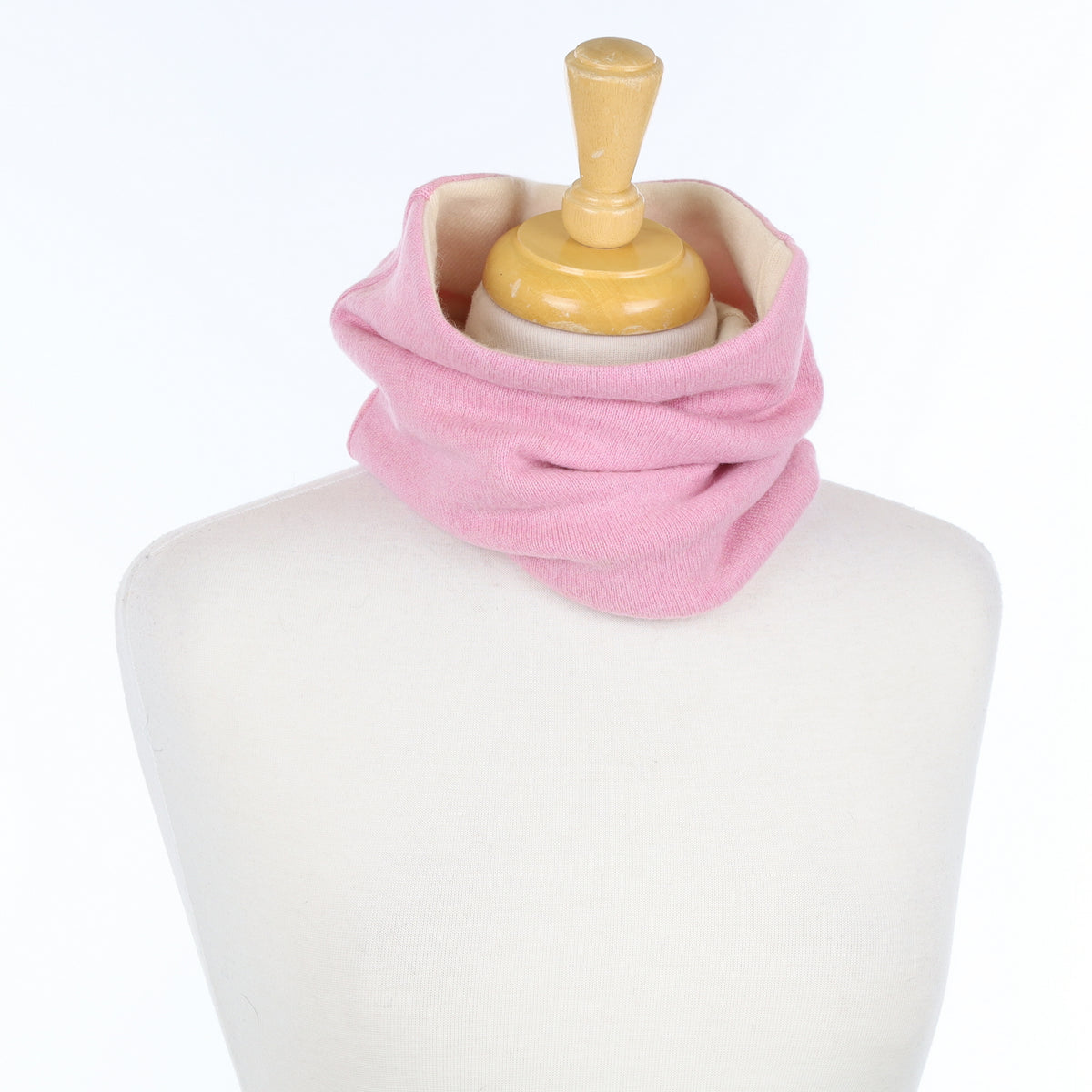 Pastel Pink and Vanilla Luxury Double Layered Snood