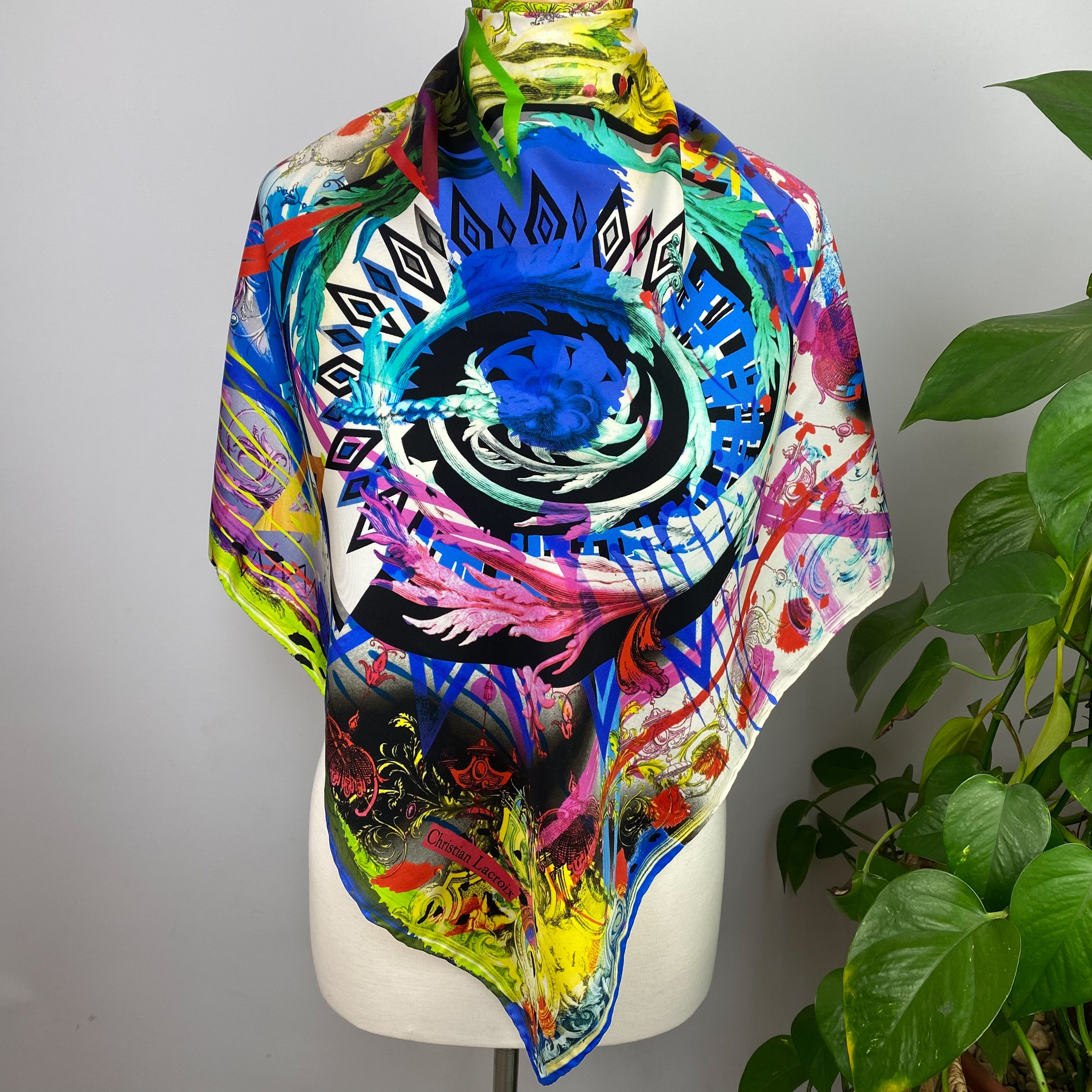 Christian Lacroix Designer Silk Scarf