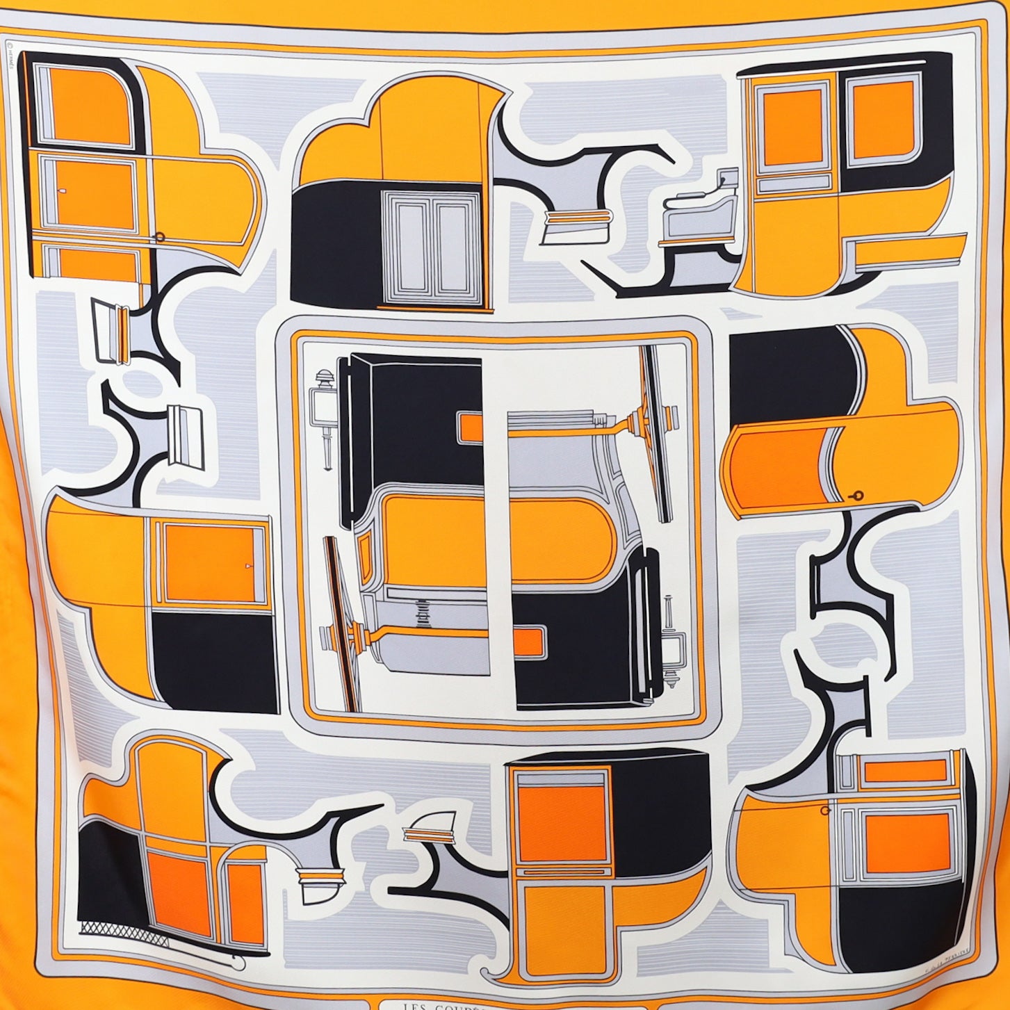 Hermès Les Coupés Silk Scarf