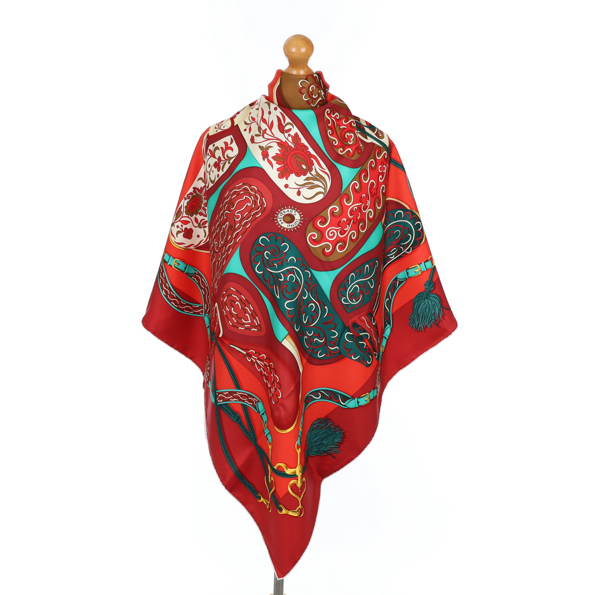 Boxed Pristine Hermès Festival des Amazones Silk Scarf