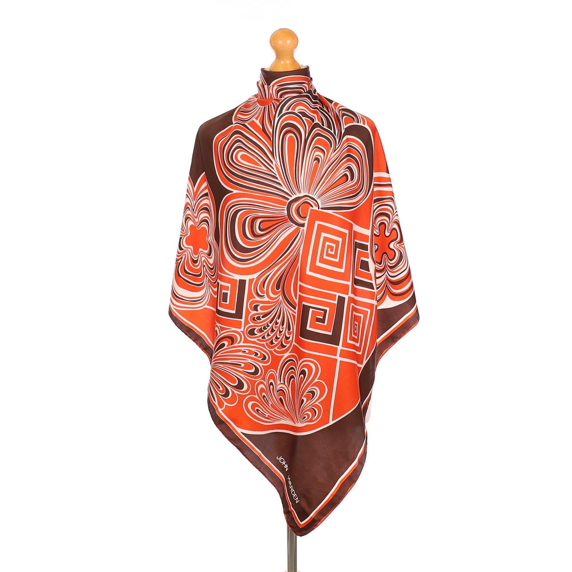 John Warden Vintage Silk Scarf