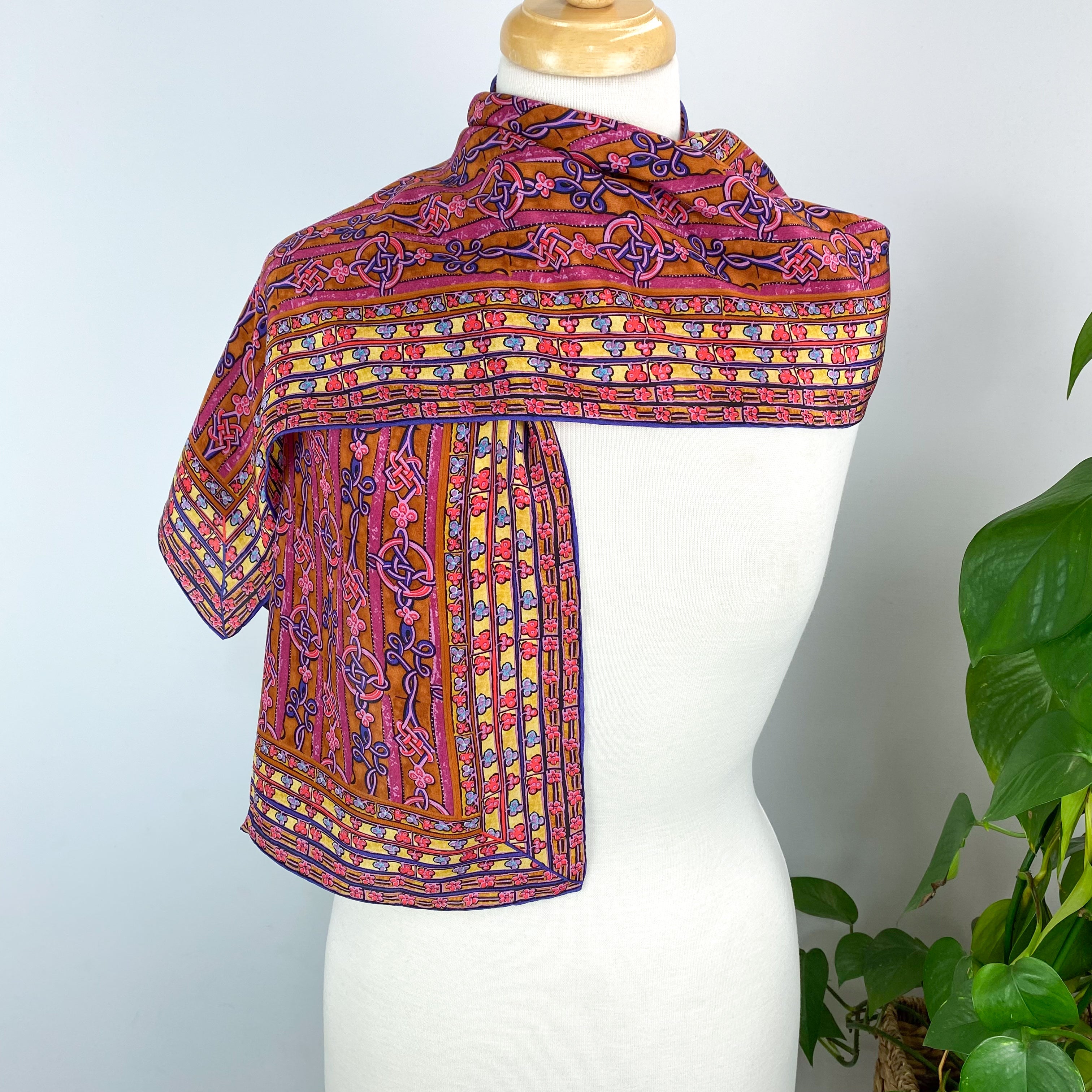 Fox & Chave Long Silk Scarf