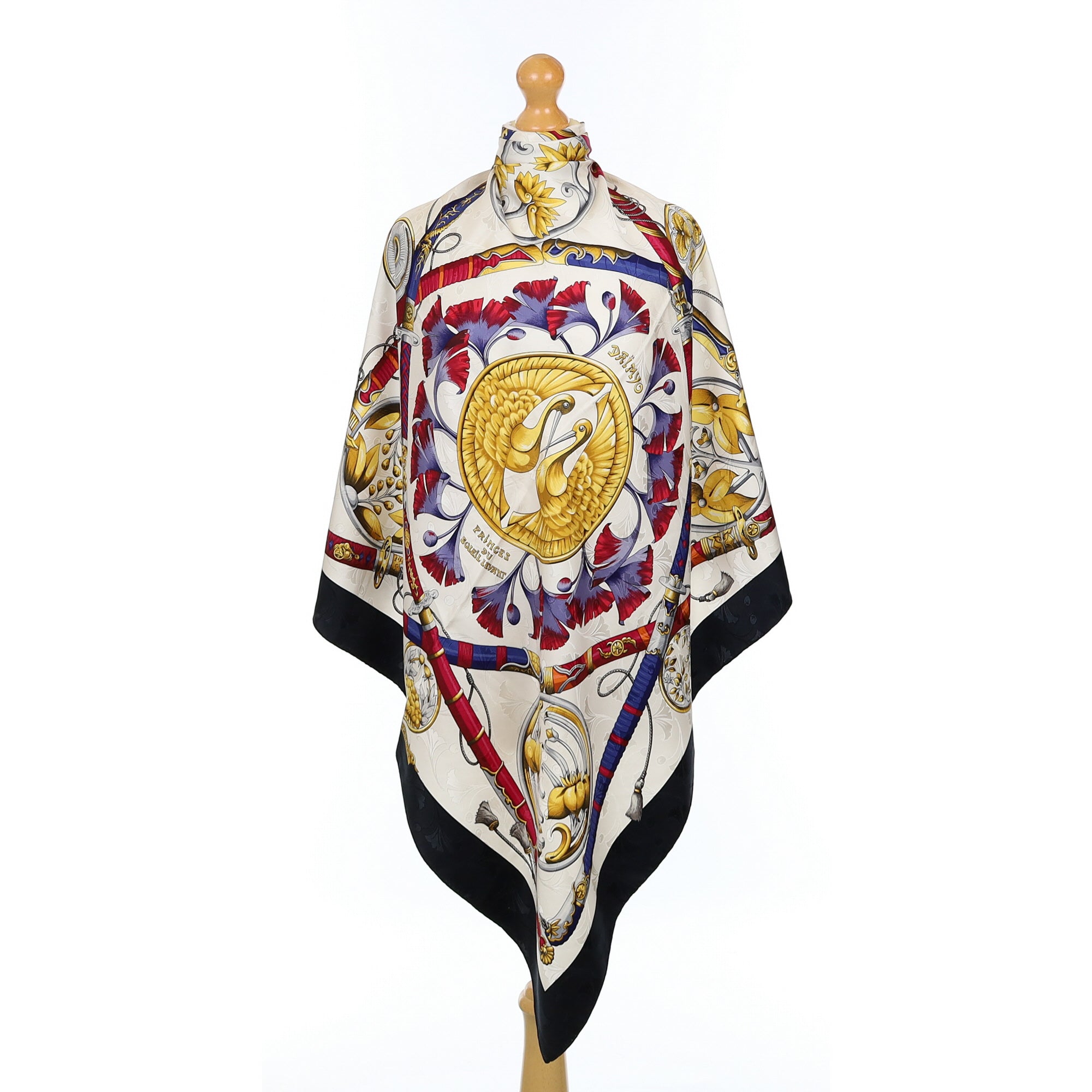 Hermès Daïmyo Princes du Soleil Levant Silk Scarf