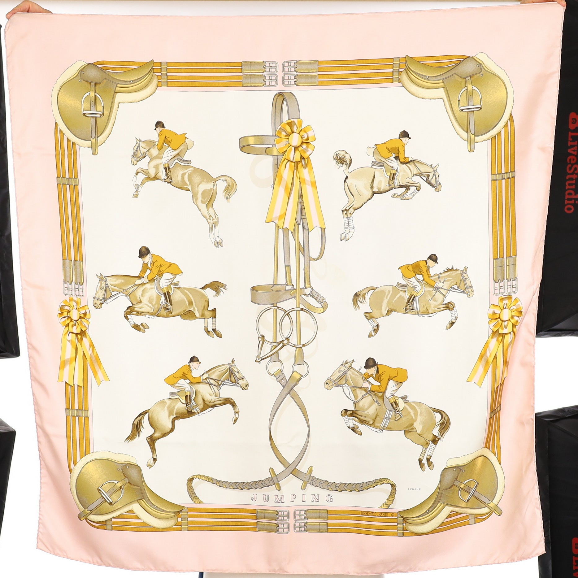 Hermès Jumping Silk Scarf