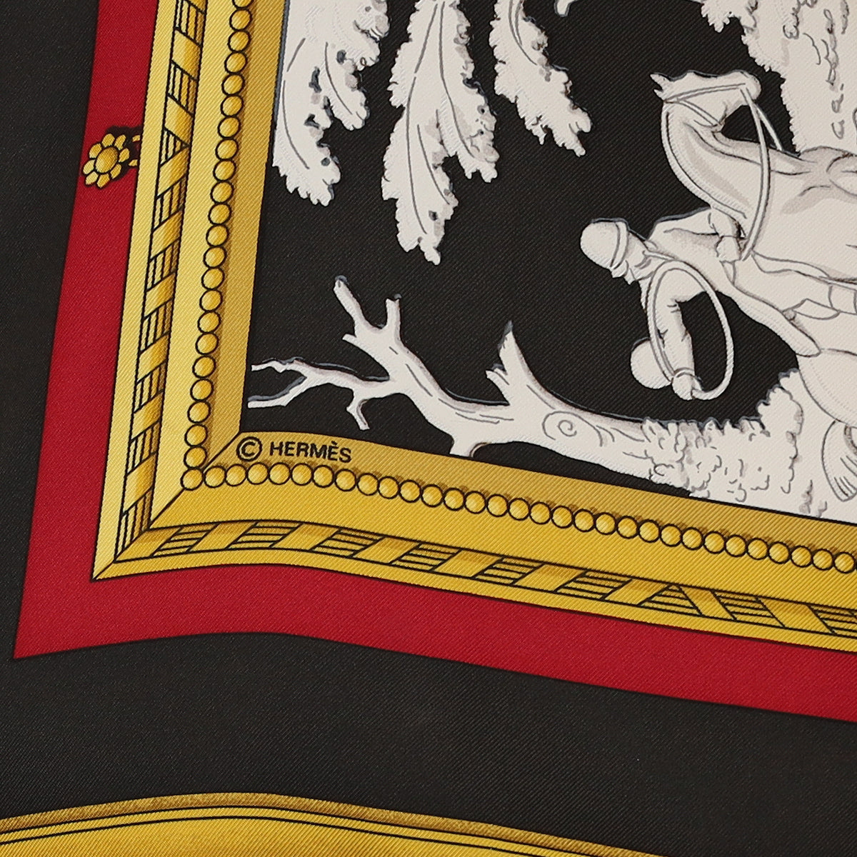 Hermès High Perch Silk Scarf Rare