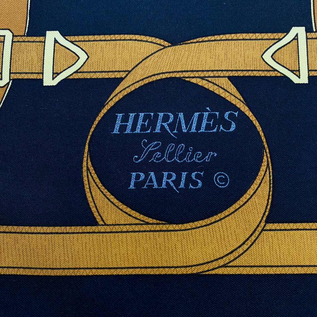 Hermès Eperon D’Or Silk Scarf