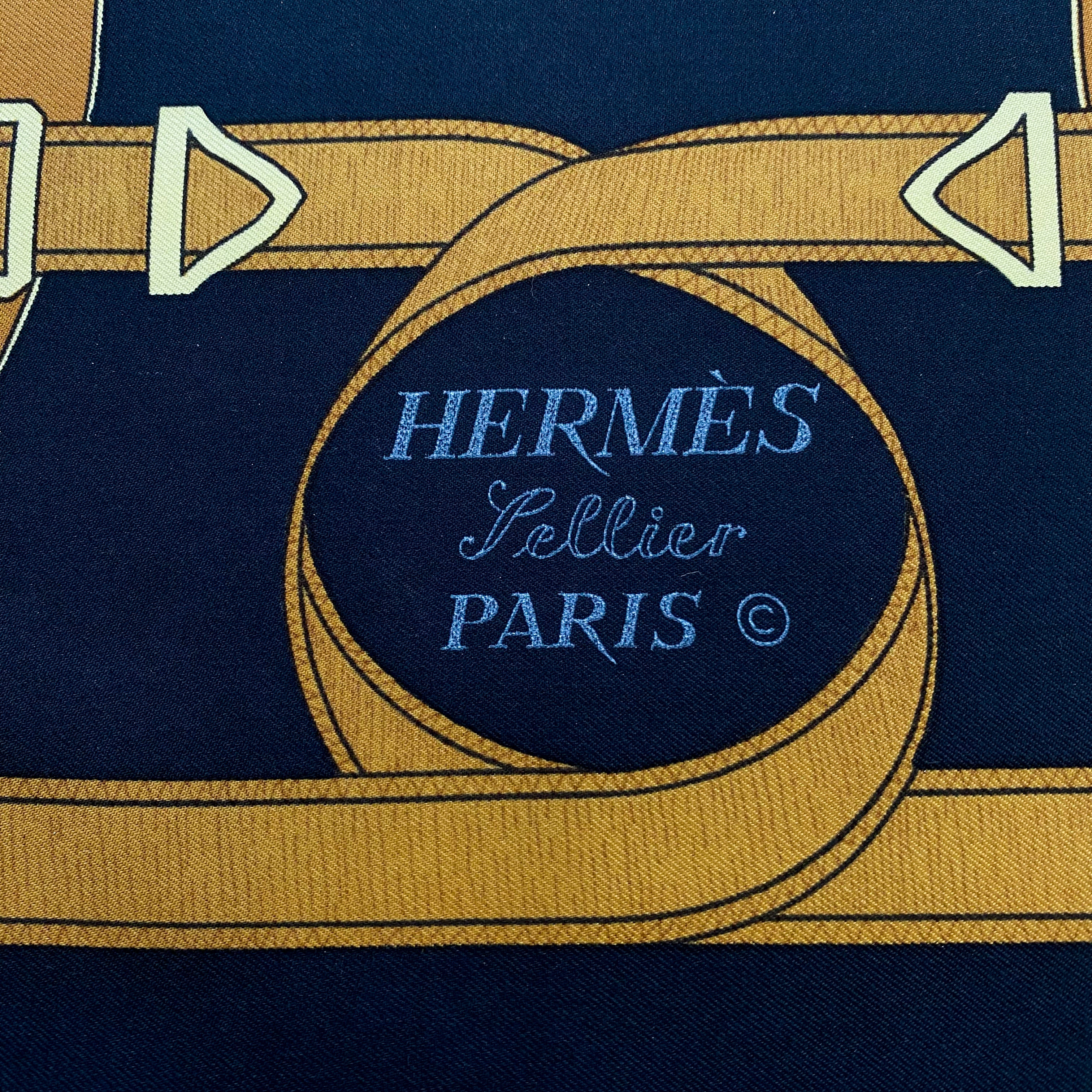 Hermès Eperon D’Or Silk Scarf