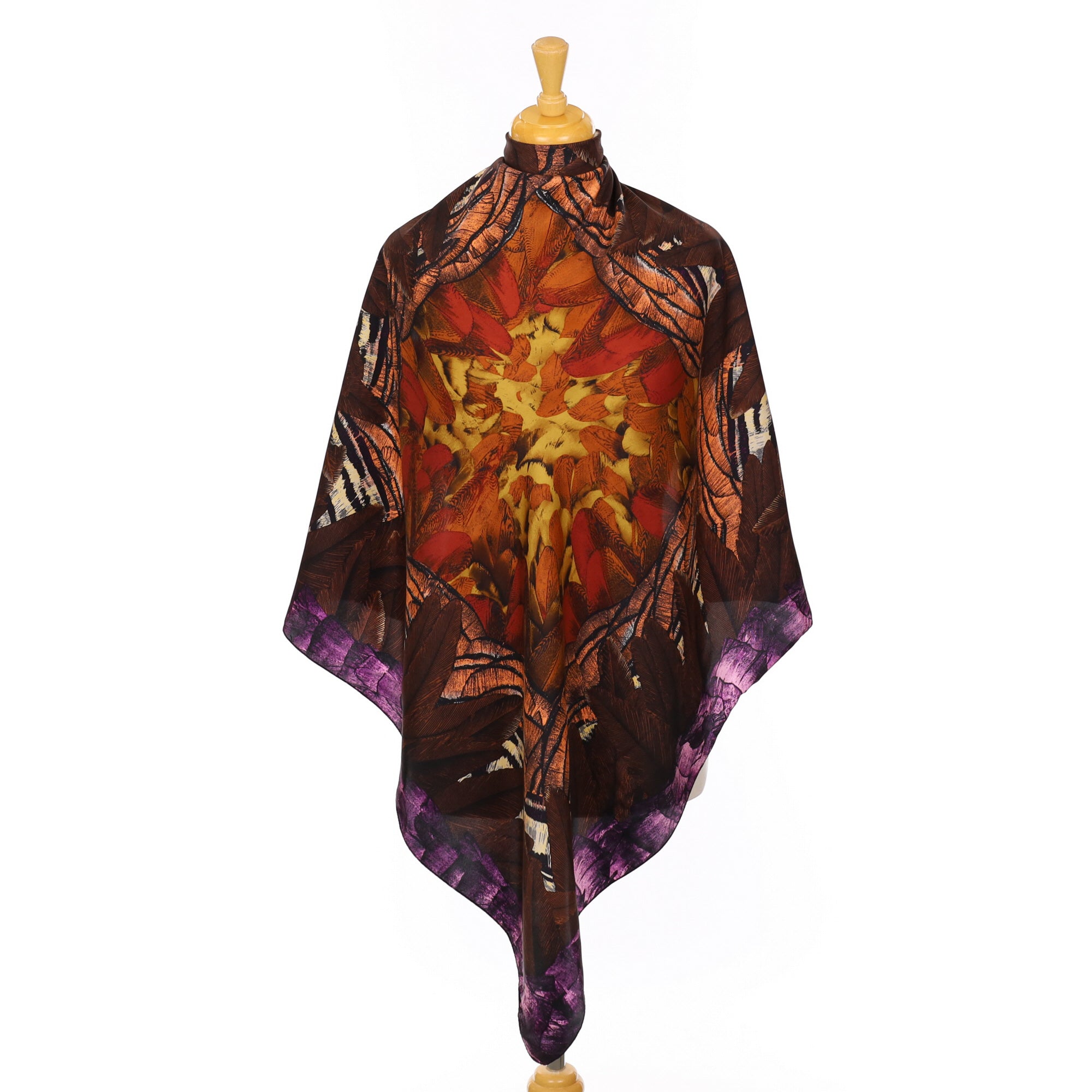 Echo Multicoloured Silk Scarf