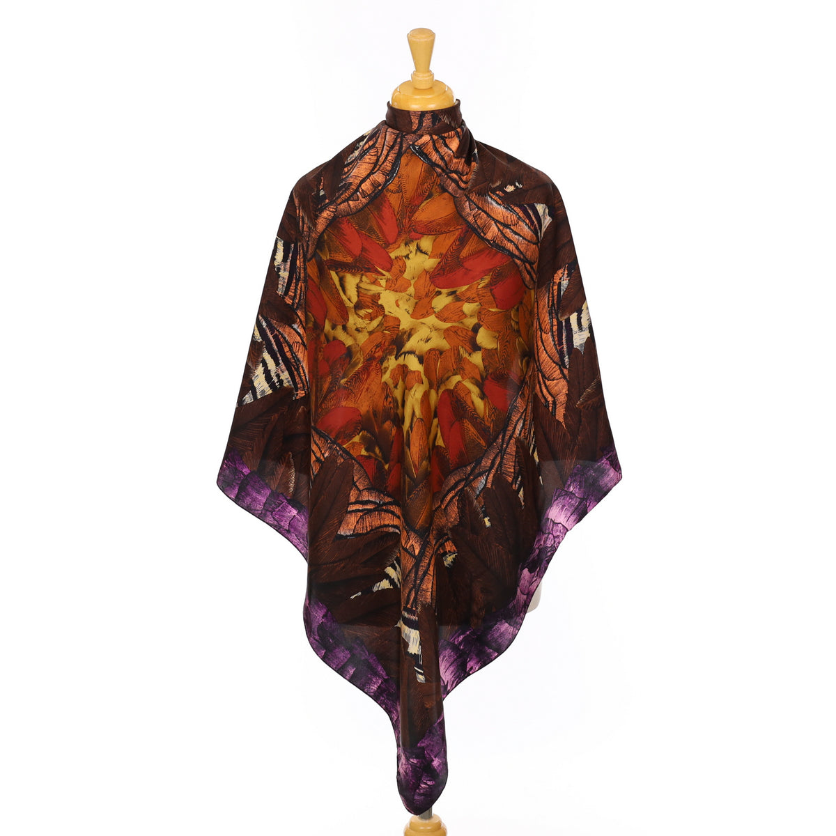 Echo Multicoloured Silk Scarf