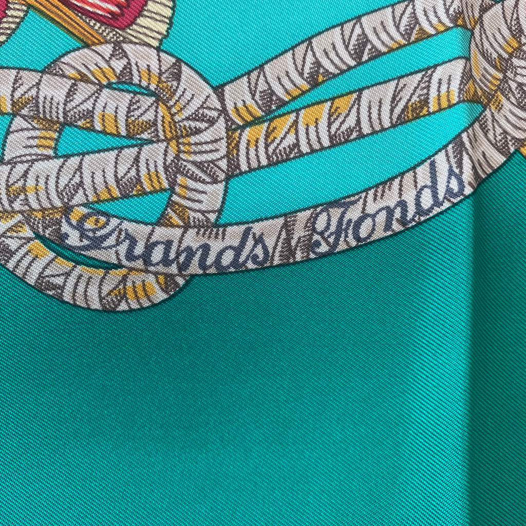 Brand New Boxed Hermès Grands Fonds Scarf