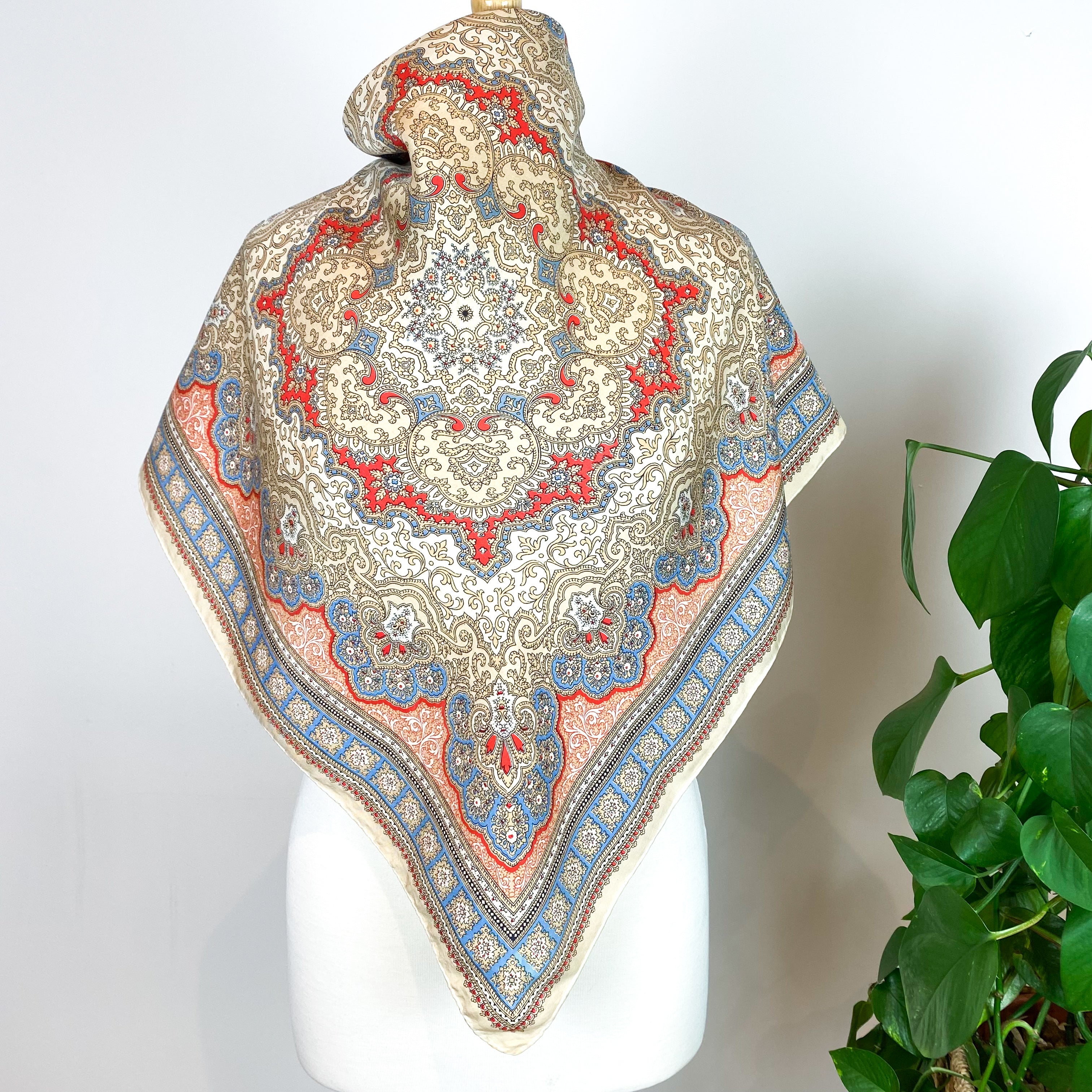Paisley Vintage Silk Scarf