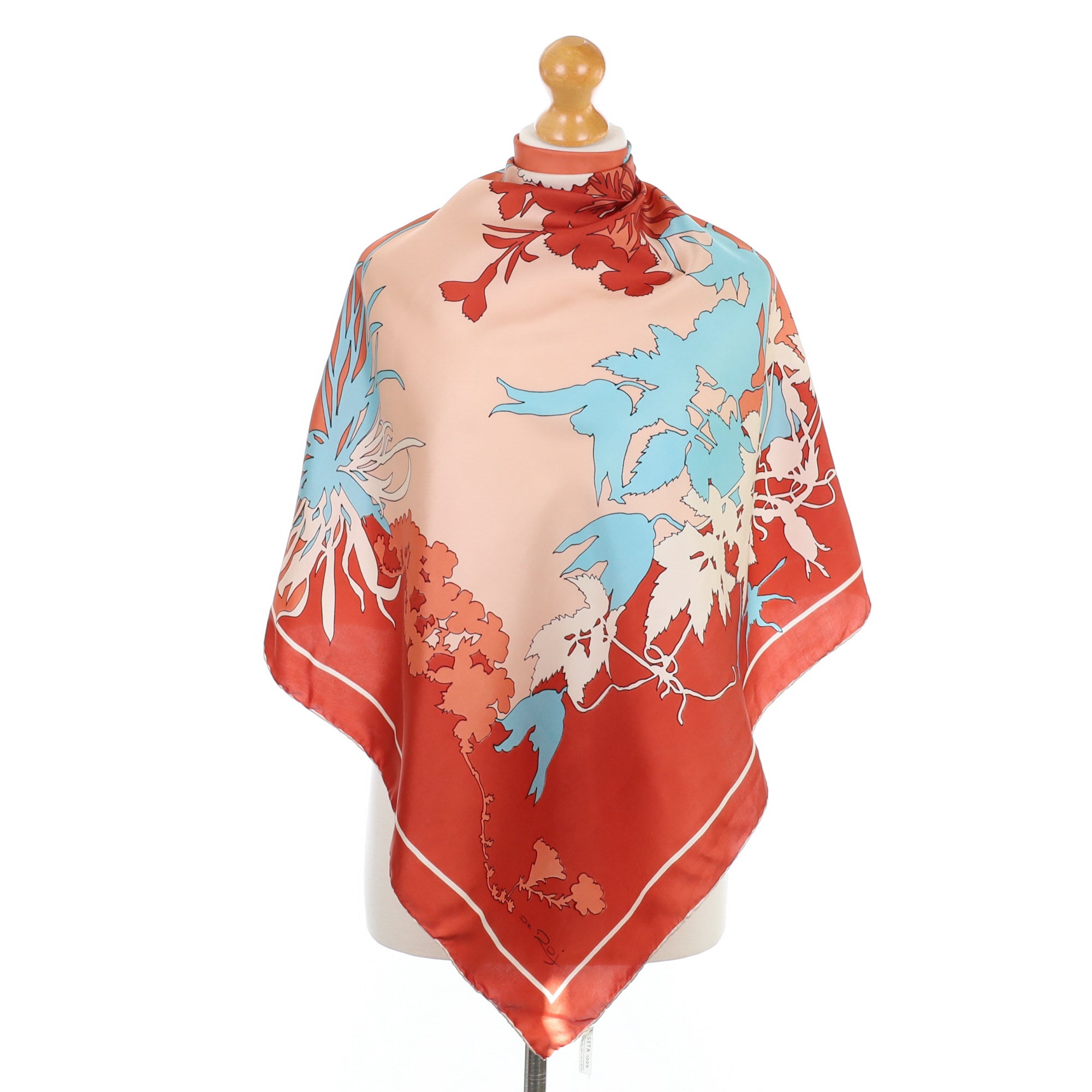 Besco Italian Vintage Silk Scarf