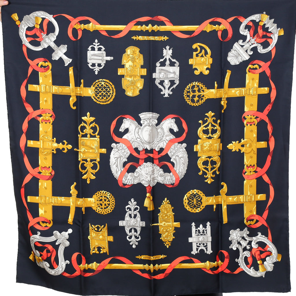Hermès Ferronnerie Silk Scarf