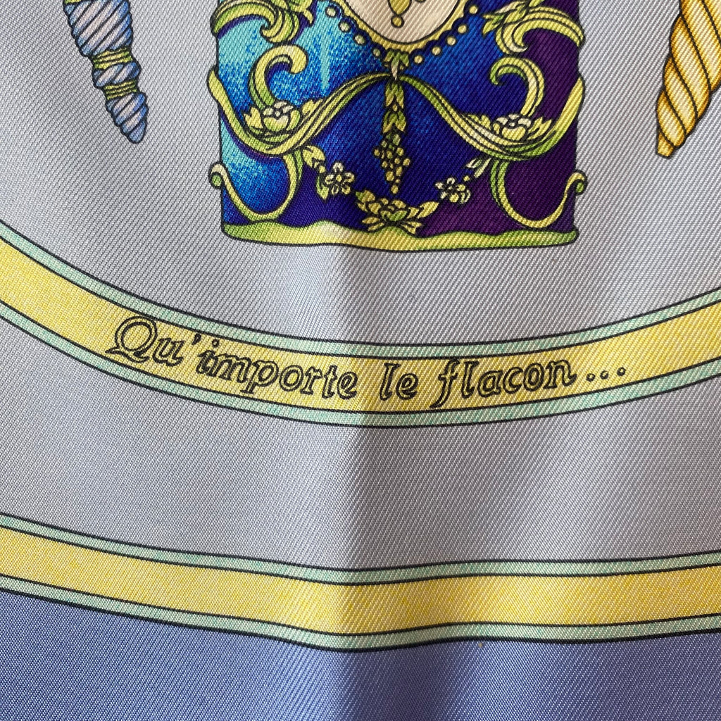 Brand New Boxed Hermès Qu’importe Le Flacon Silk Scarf