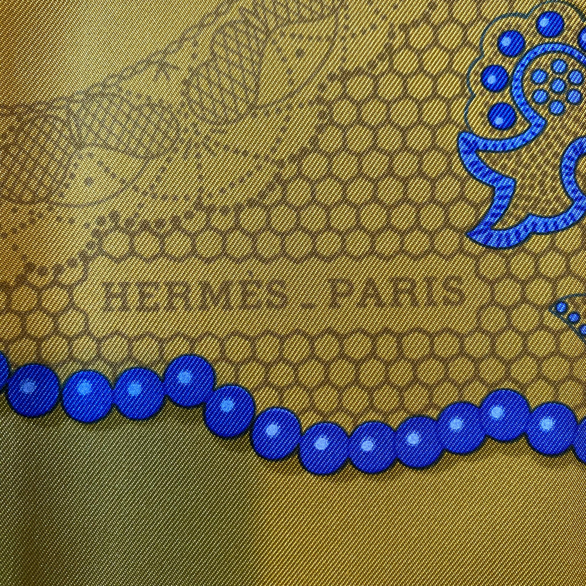 Pristine Hermès Doigts de Fée Silk Scarf