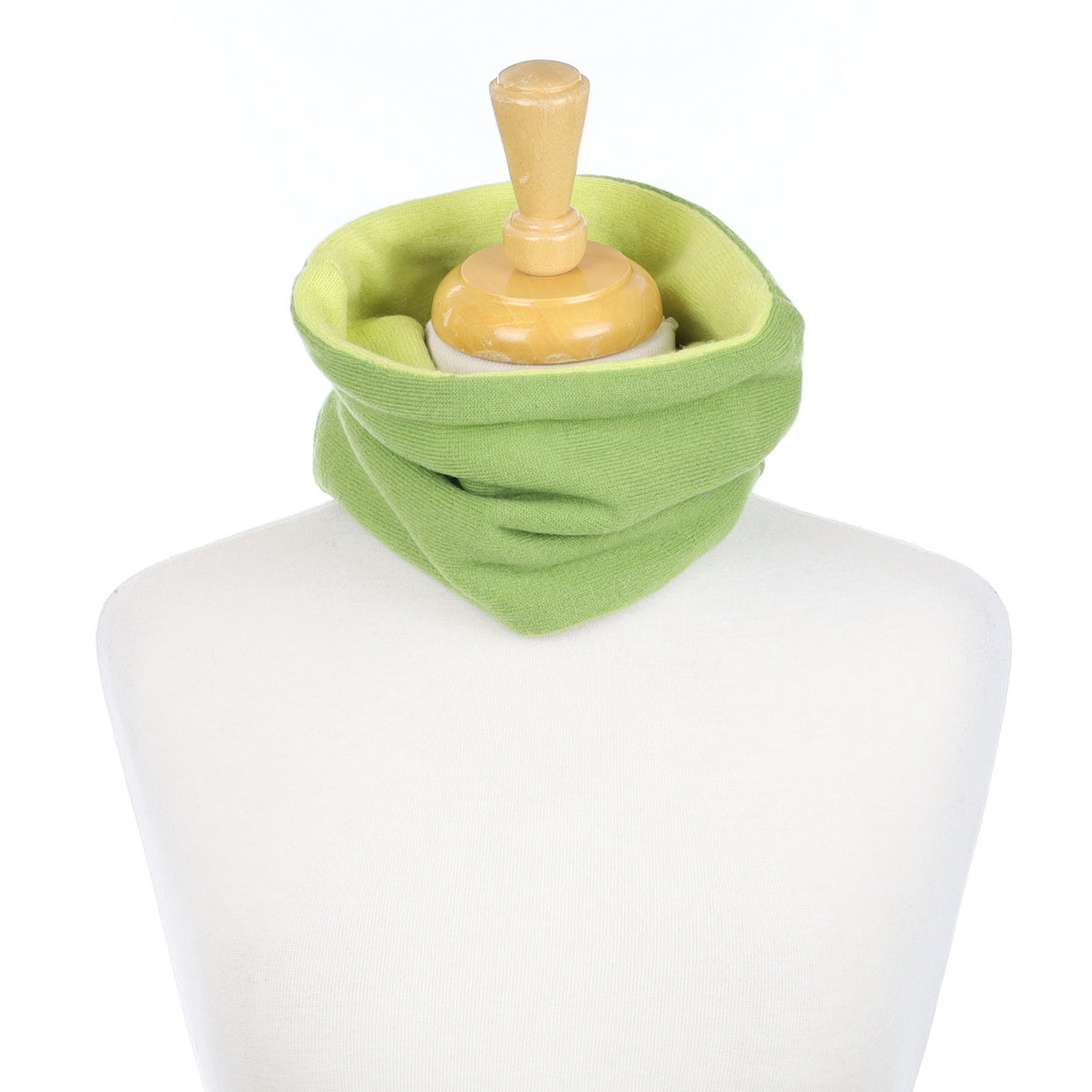 Pear Green and Lemon Neck Warmer