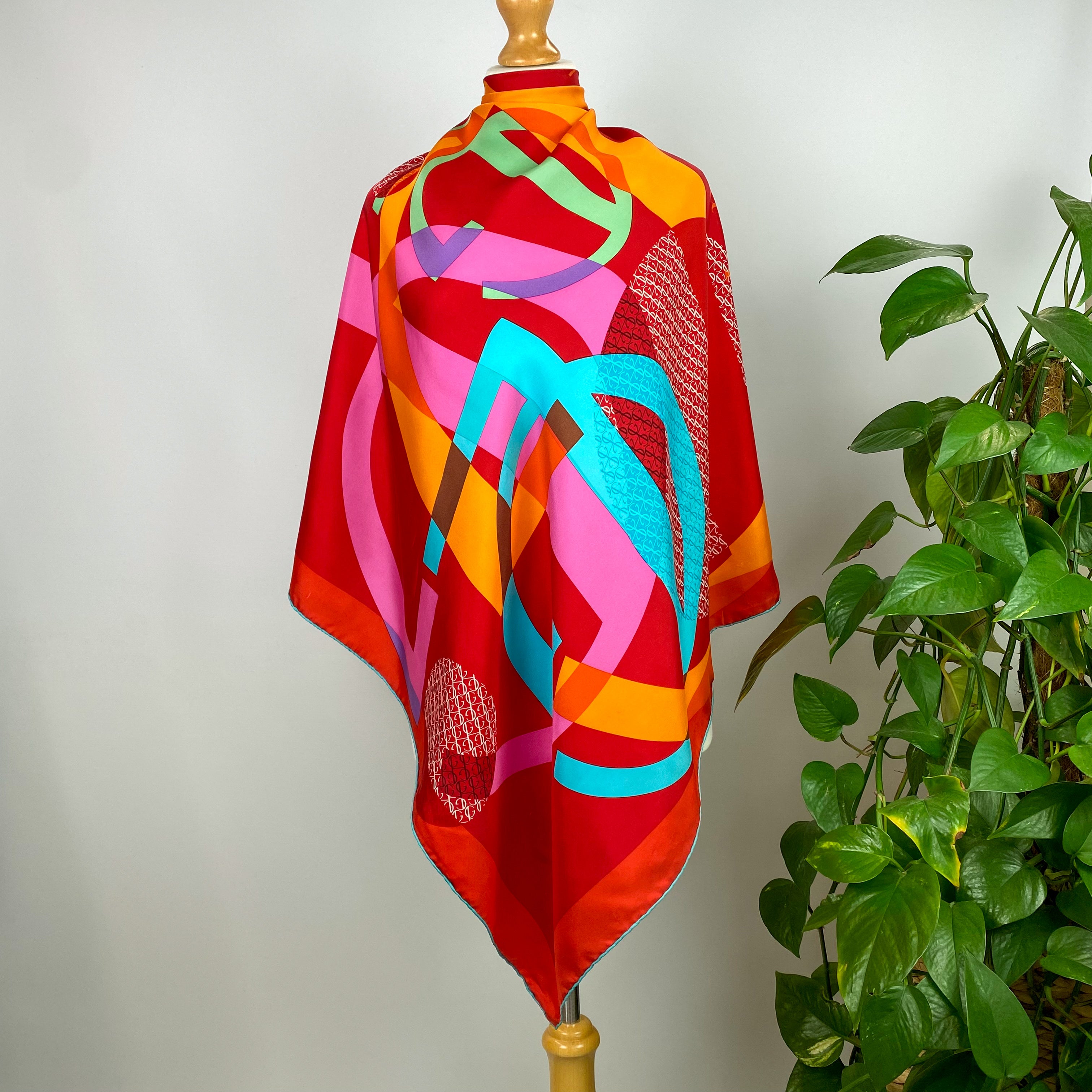Guy Laroche Vintage Silk Scarf