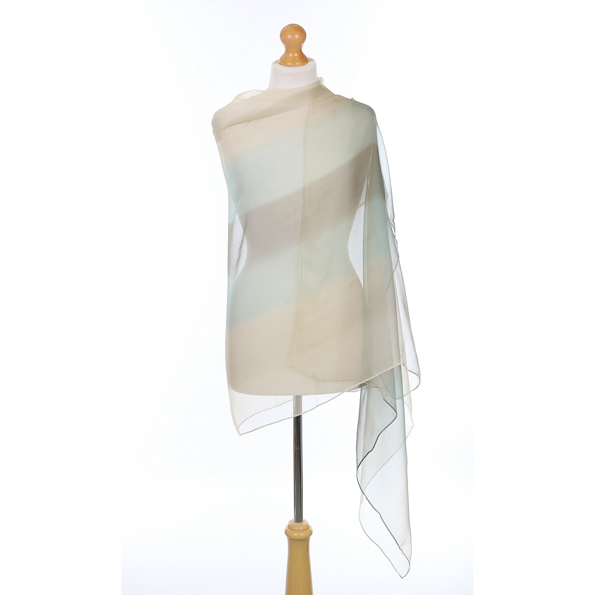 Cerruti Vintage Pale Ombré Silk Wrap