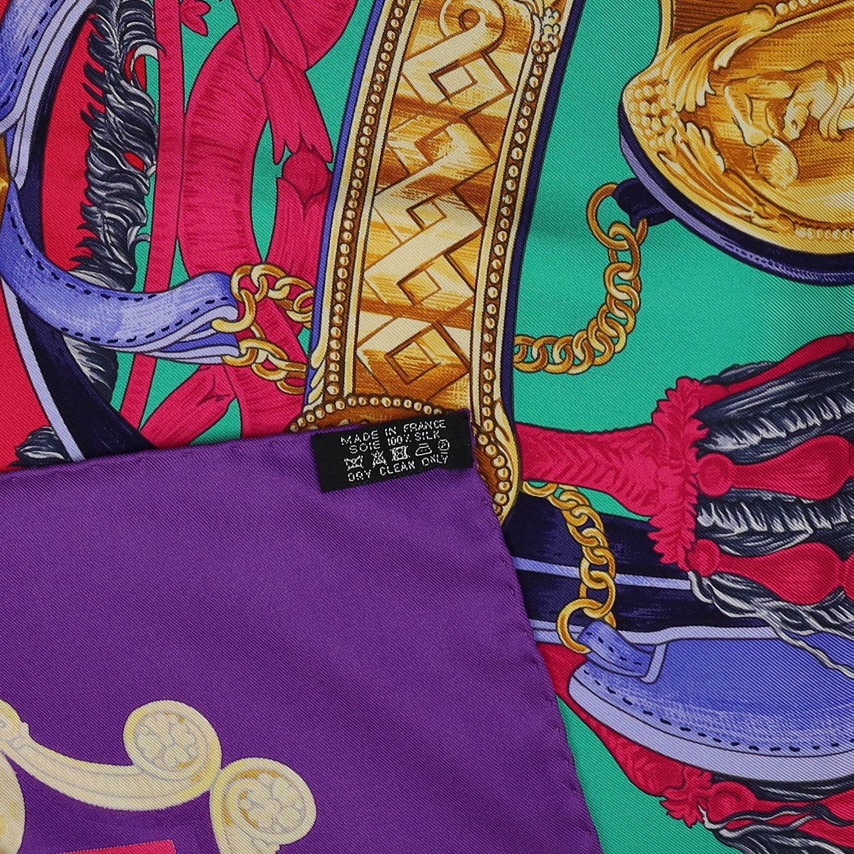 Brand New Boxed Hermès Bride de Cour Silk Scarf Quite Rare