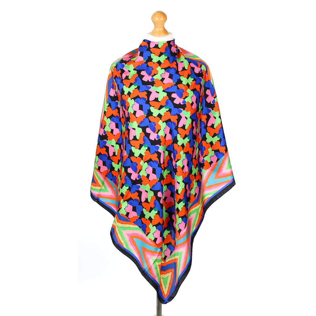 Missoni Vintage Multicoloured Butterfly Silk Scarf
