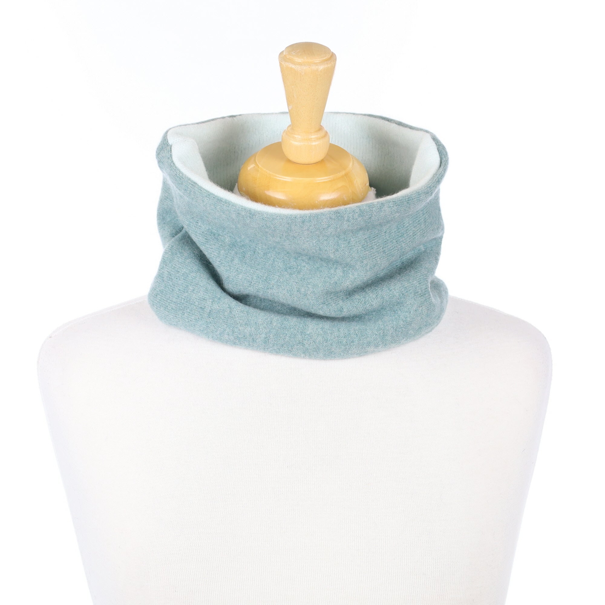 Seafoam and Pale Green Neck Warmer