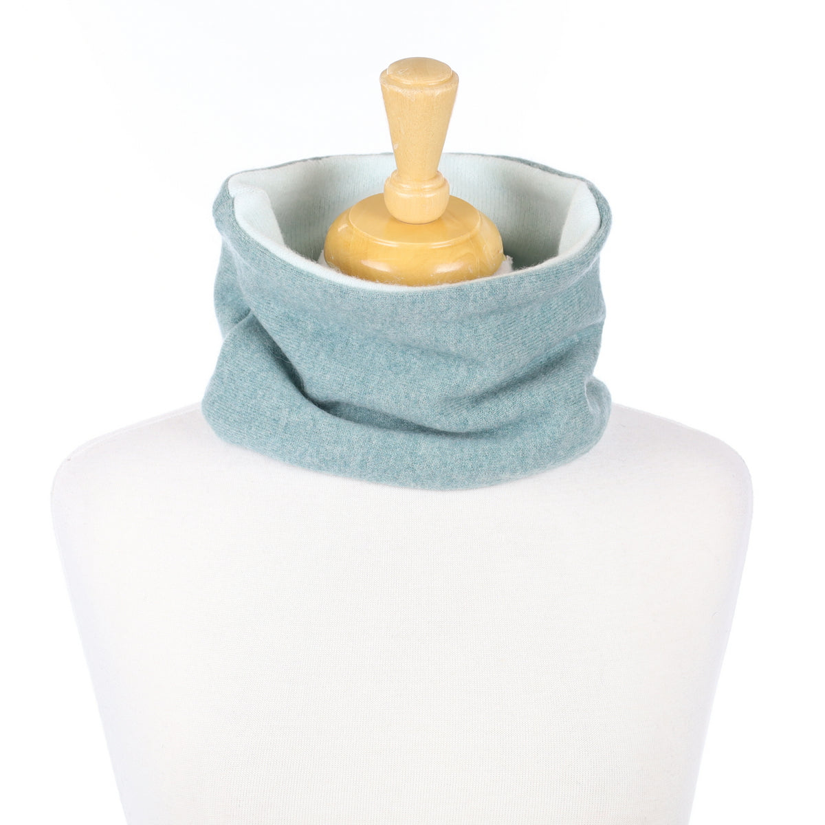 Seafoam and Pale Green Neck Warmer