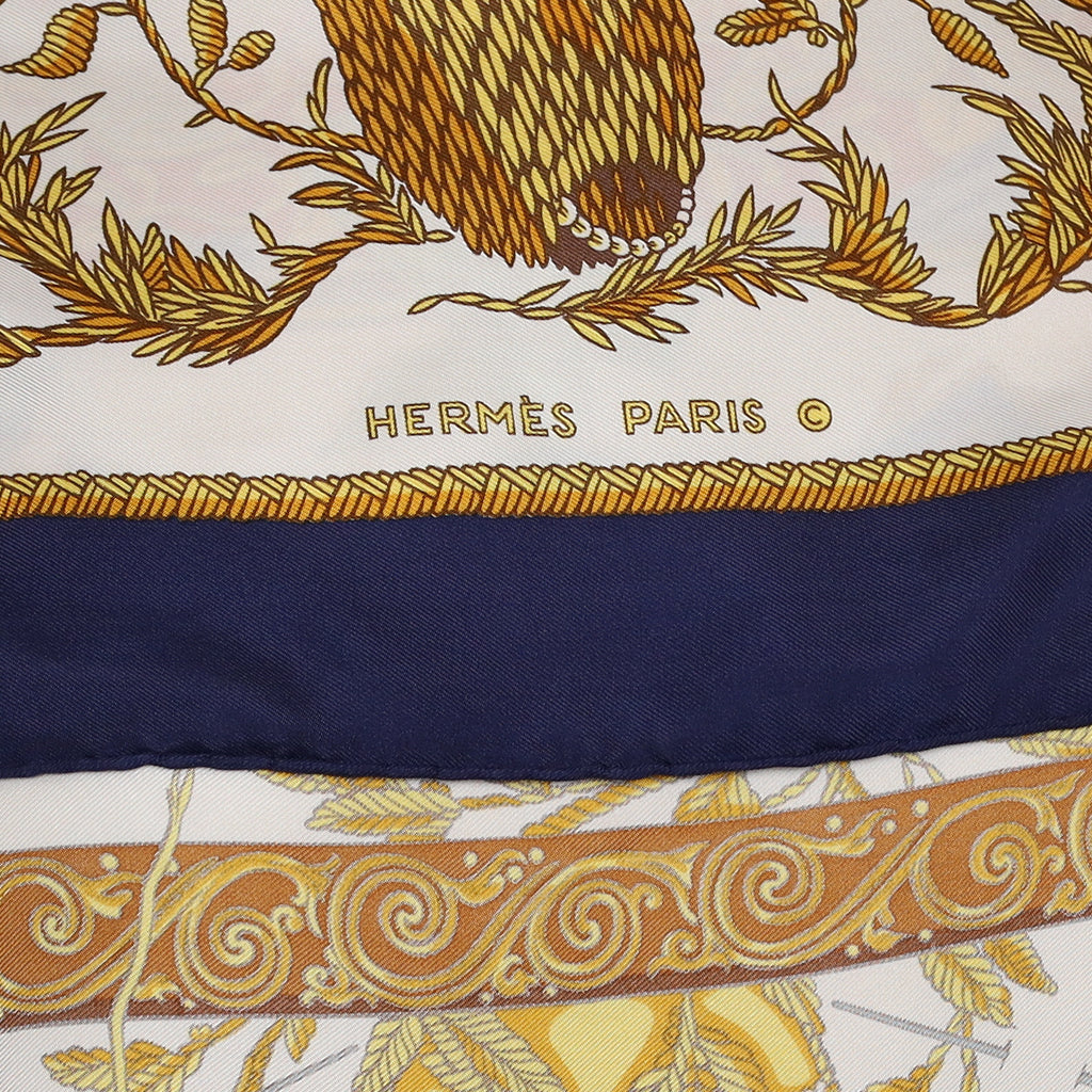 Hermès The Queens Silver Jubilee 1977 Silk Scarf Quite Rare