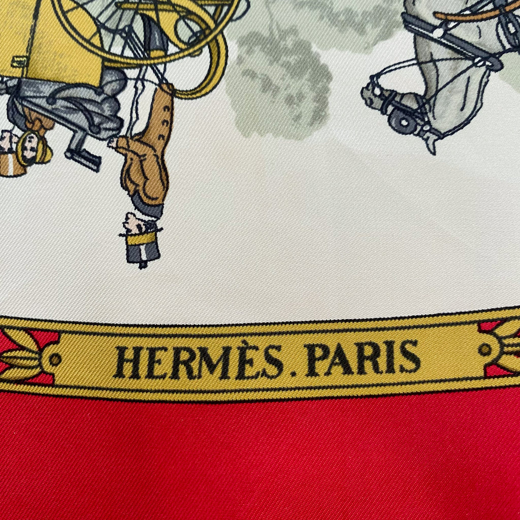 Hermès La Promenade De Longchamps Silk Scarf
