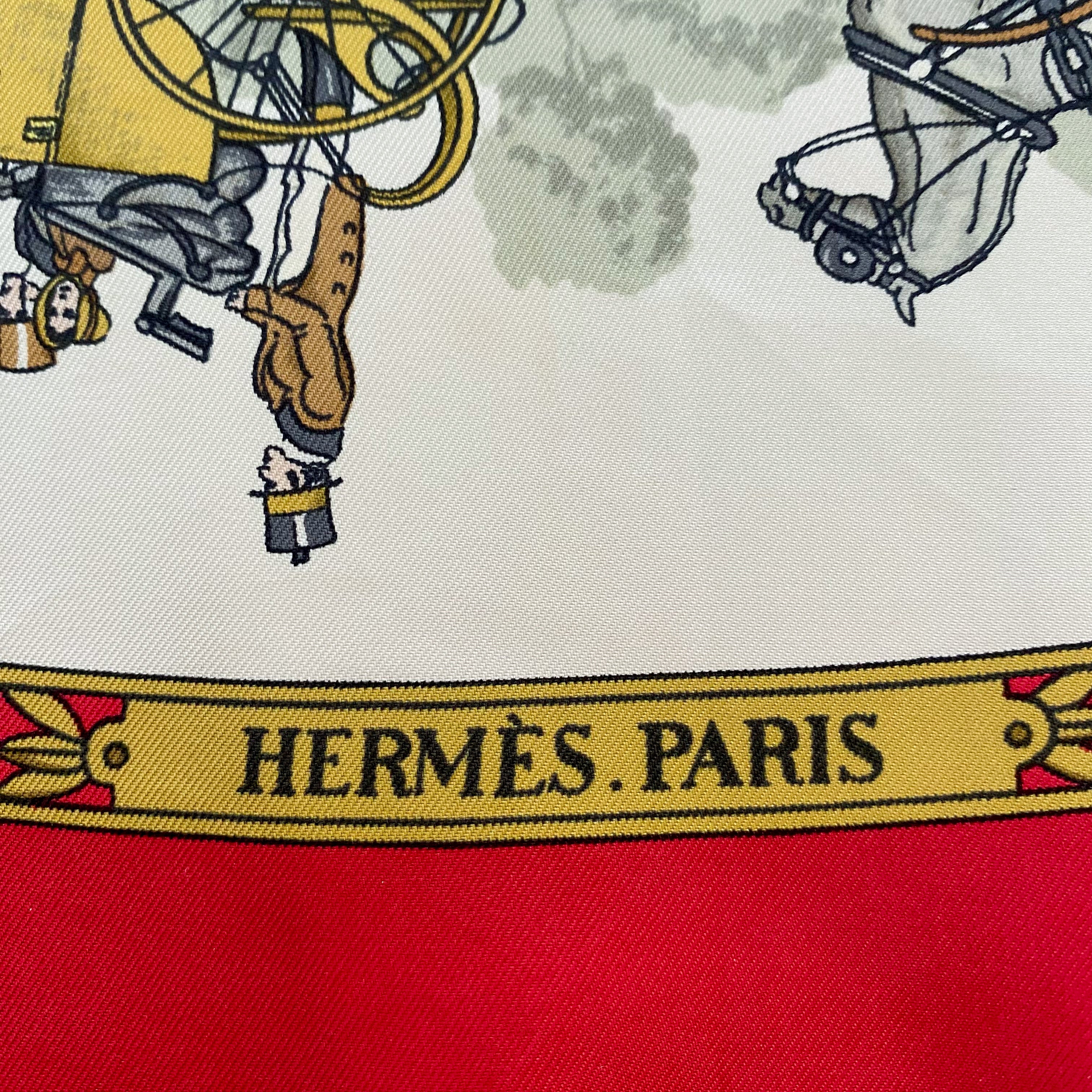 Hermès La Promenade De Longchamps Silk Scarf