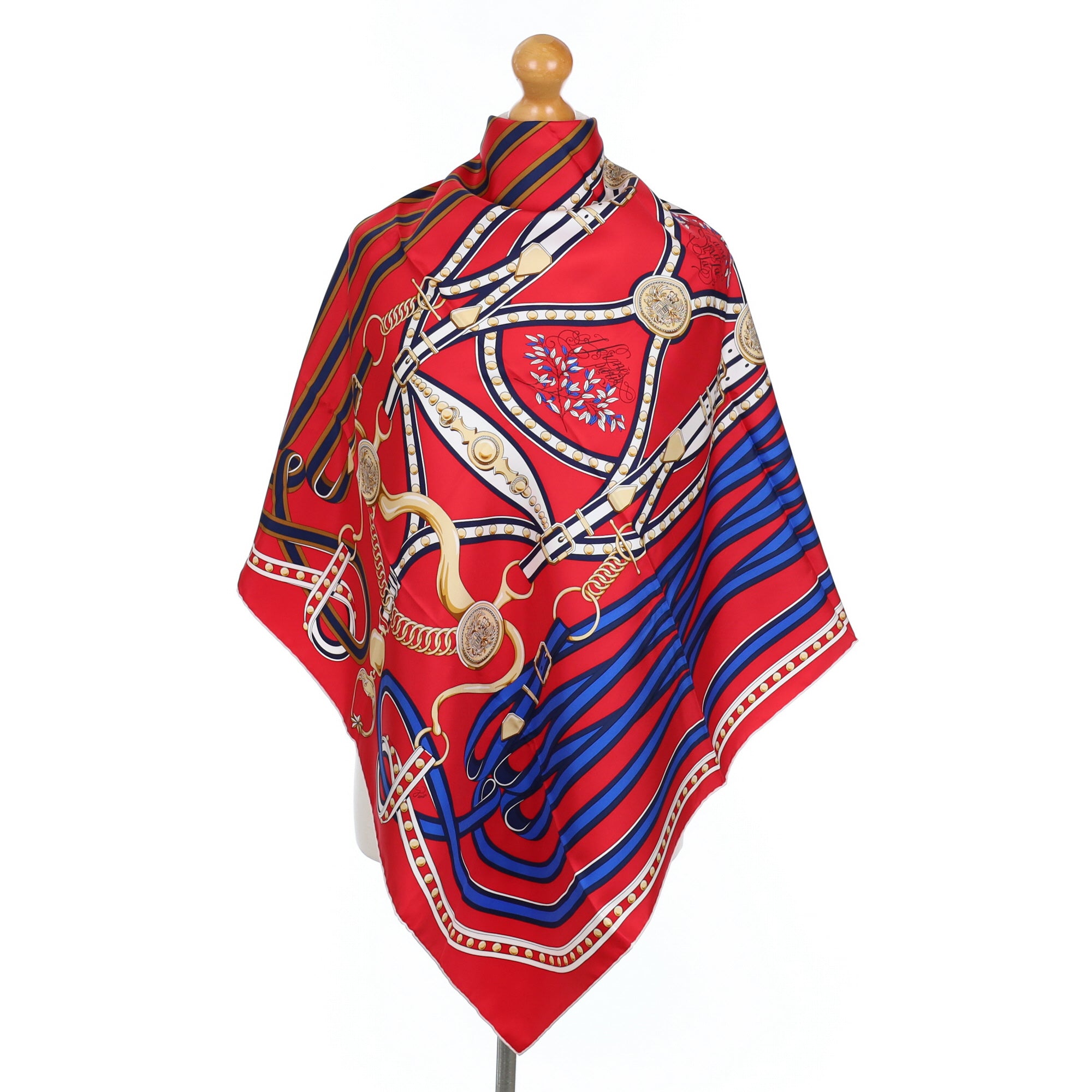 Brand New Boxed Hermès Grand Tralala Silk Scarf