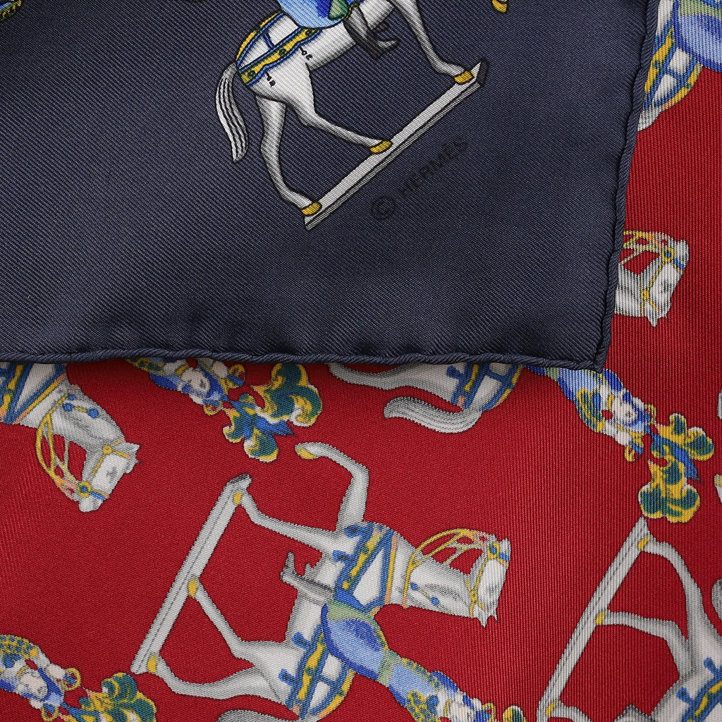 Hermès Les Artificiers Silk Scarf