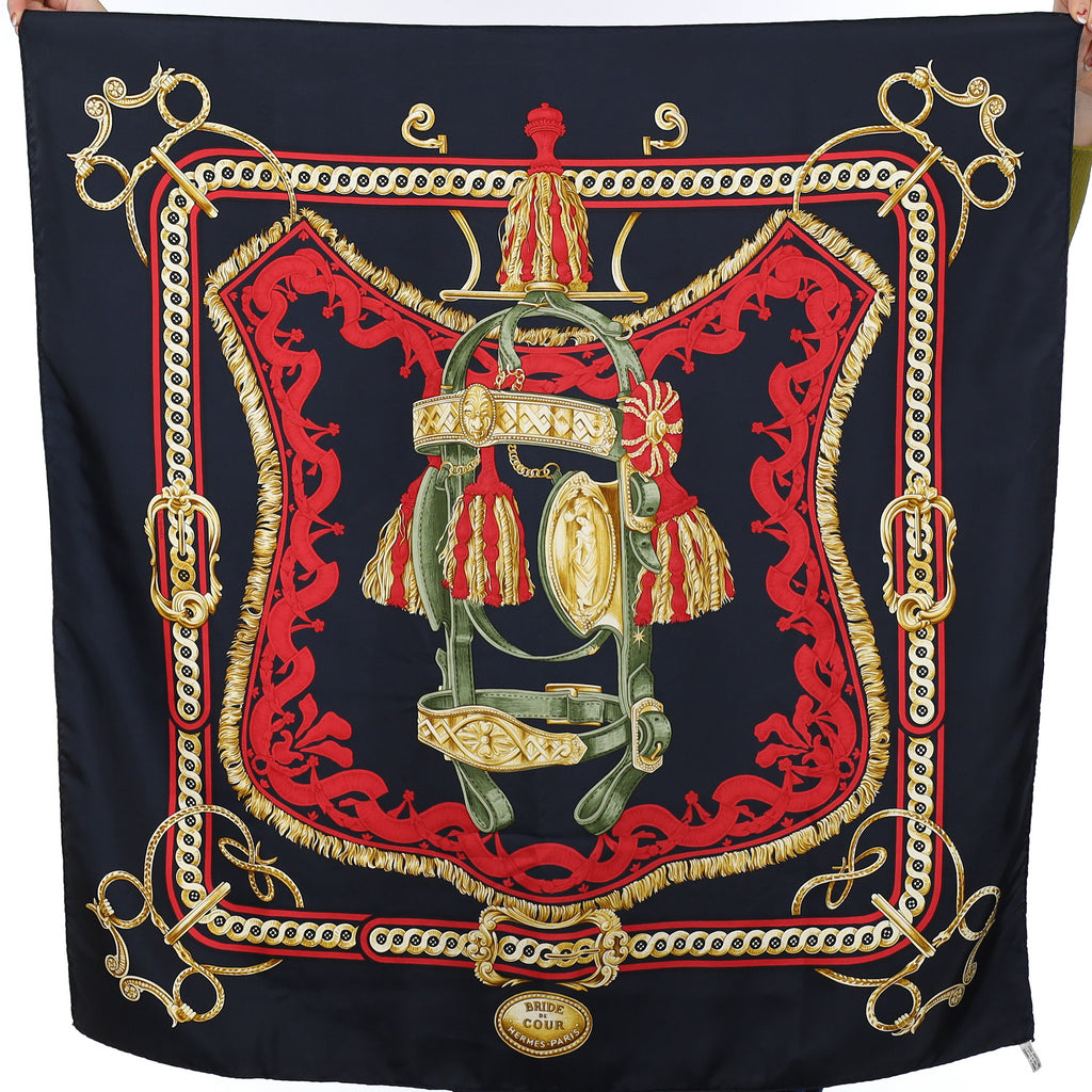 Hermès Bride De Cour Silk Scarf