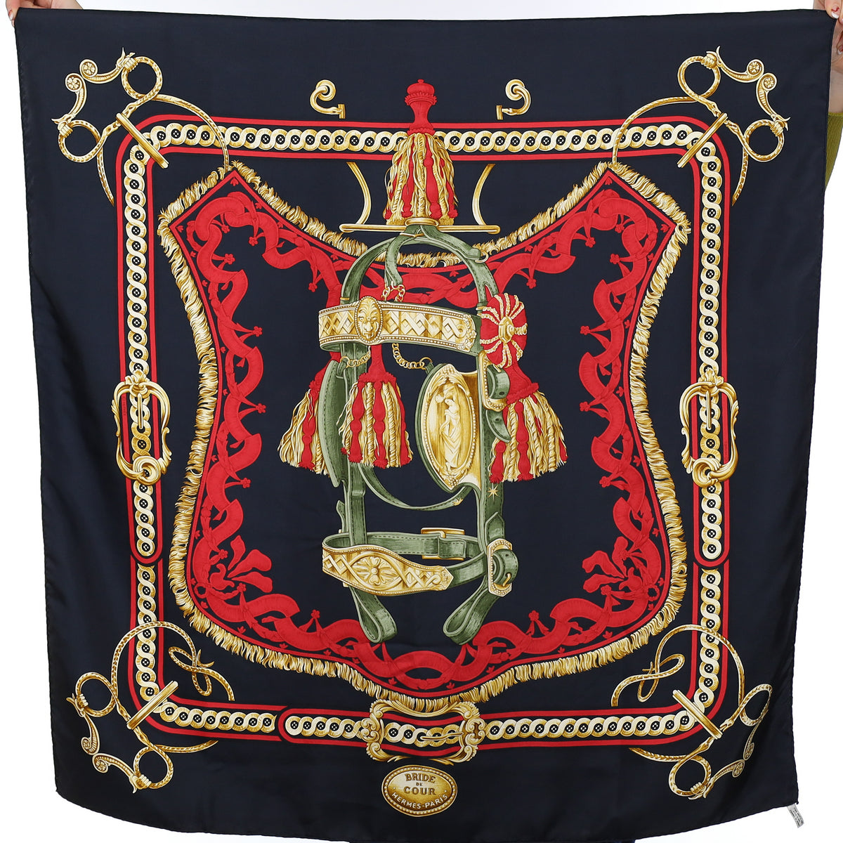 Hermès Bride De Cour Silk Scarf