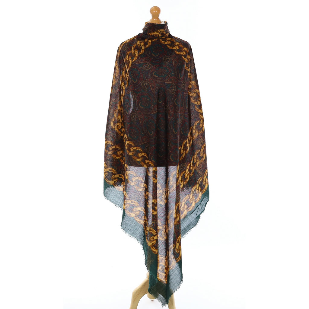 1980’s Chanel Vintage Wool and Silk Blend Scarf
