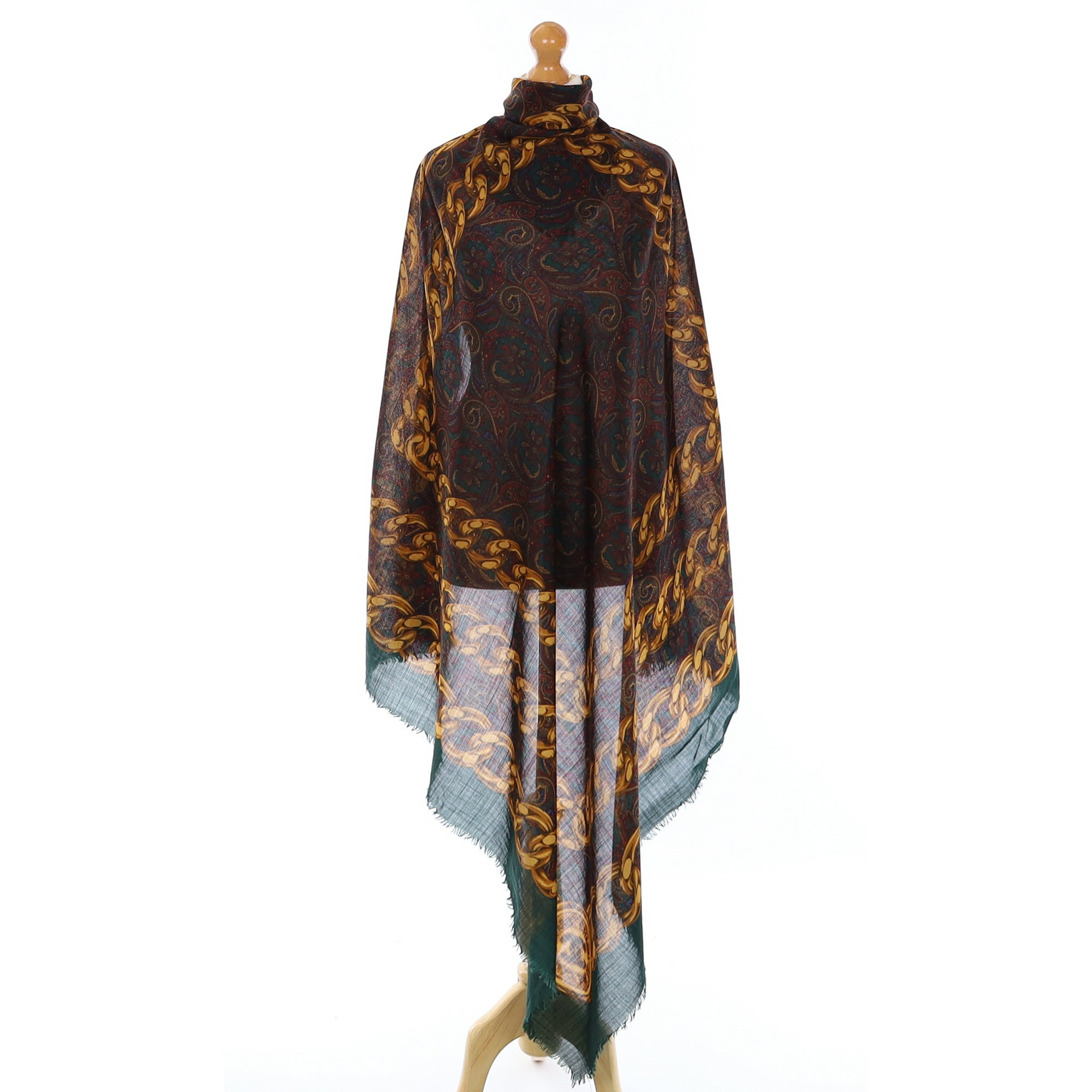 1980’s Chanel Vintage Wool and Silk Blend Scarf